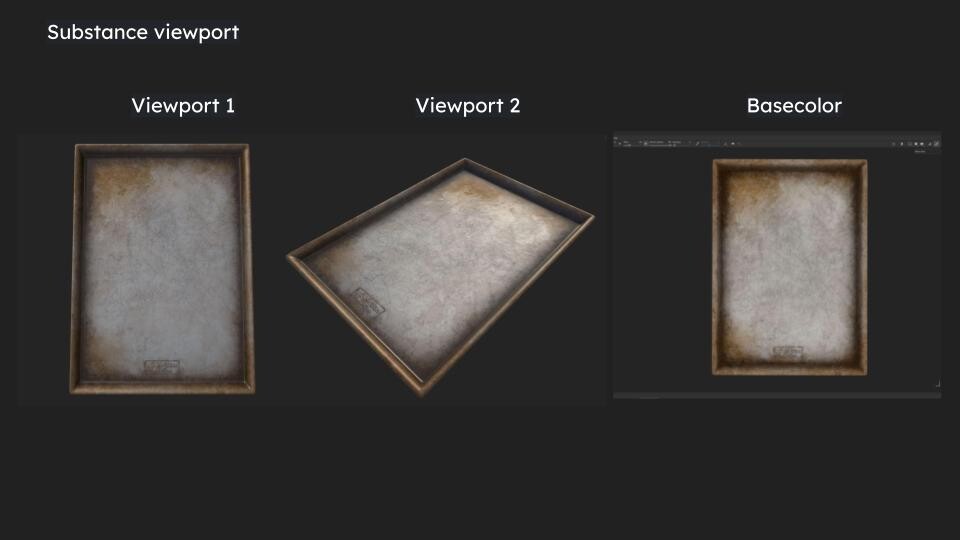 Adobe Substance Painter viewport scenes