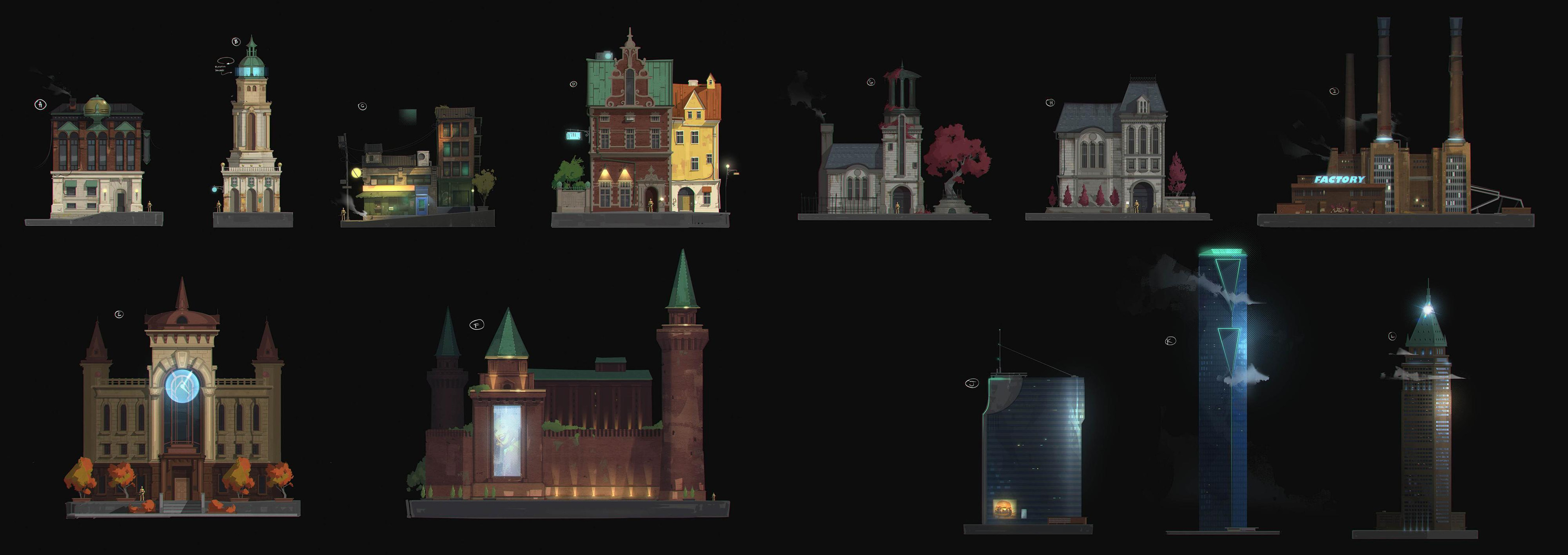 Arch sketches for a cancelled project.