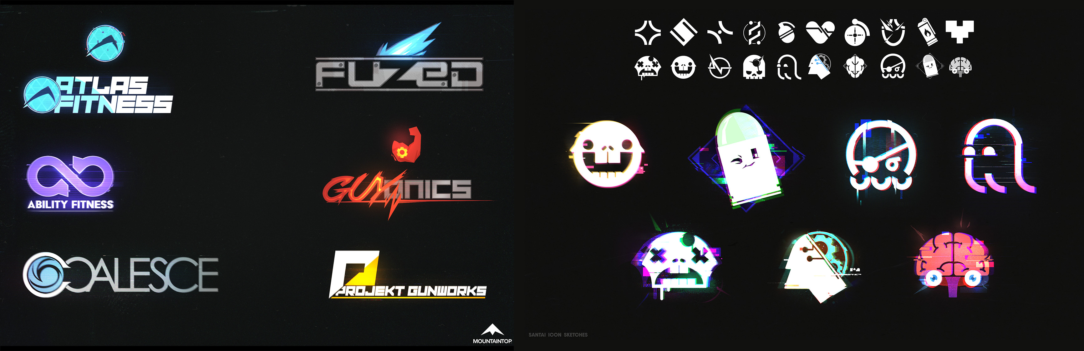 Store logos and ideas for possible UI icons.