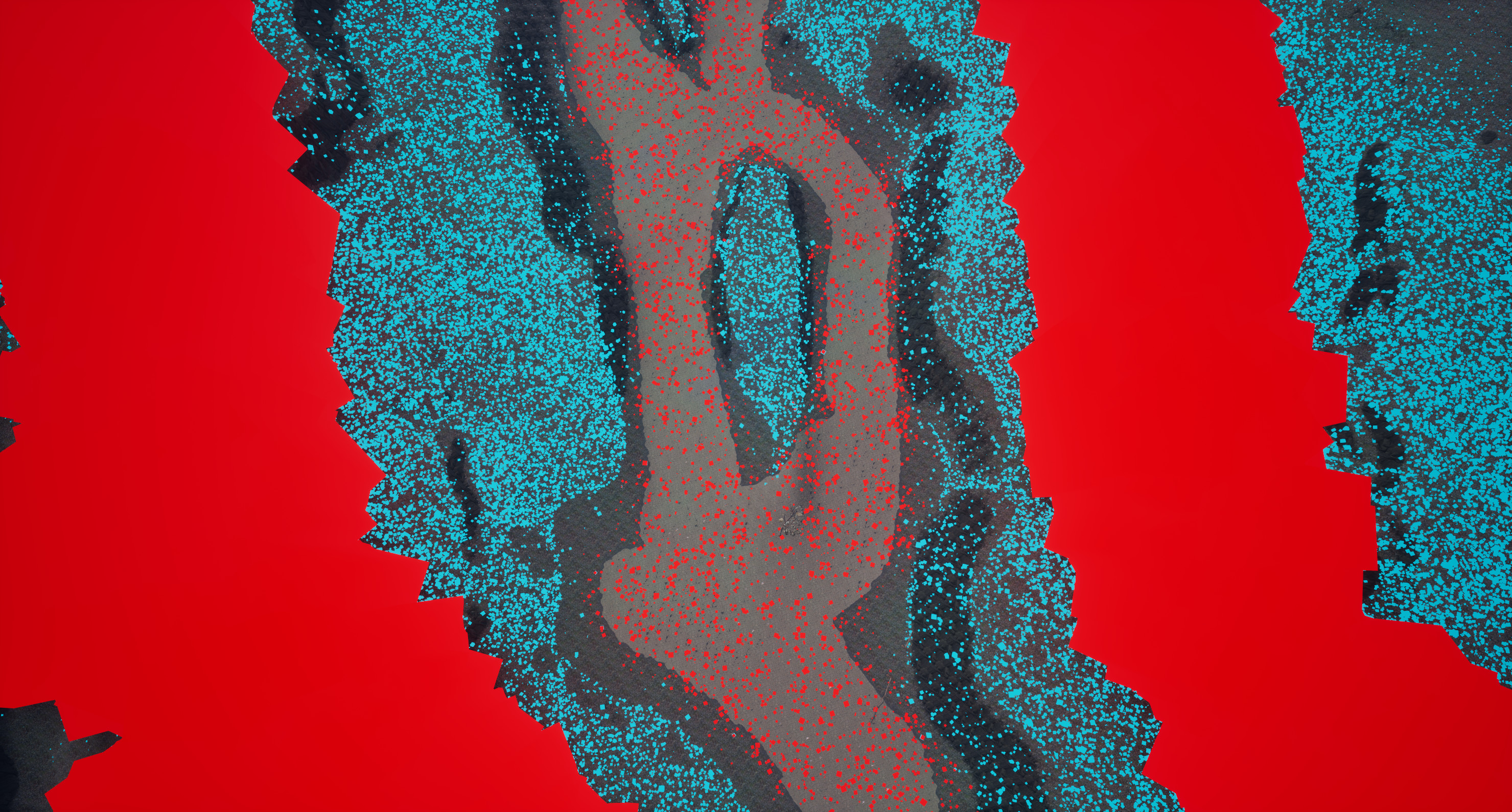 Though you can mask biome areas by anything like physical material, or elevation, or texture map, I chose to define biome areas by landscape layer data.