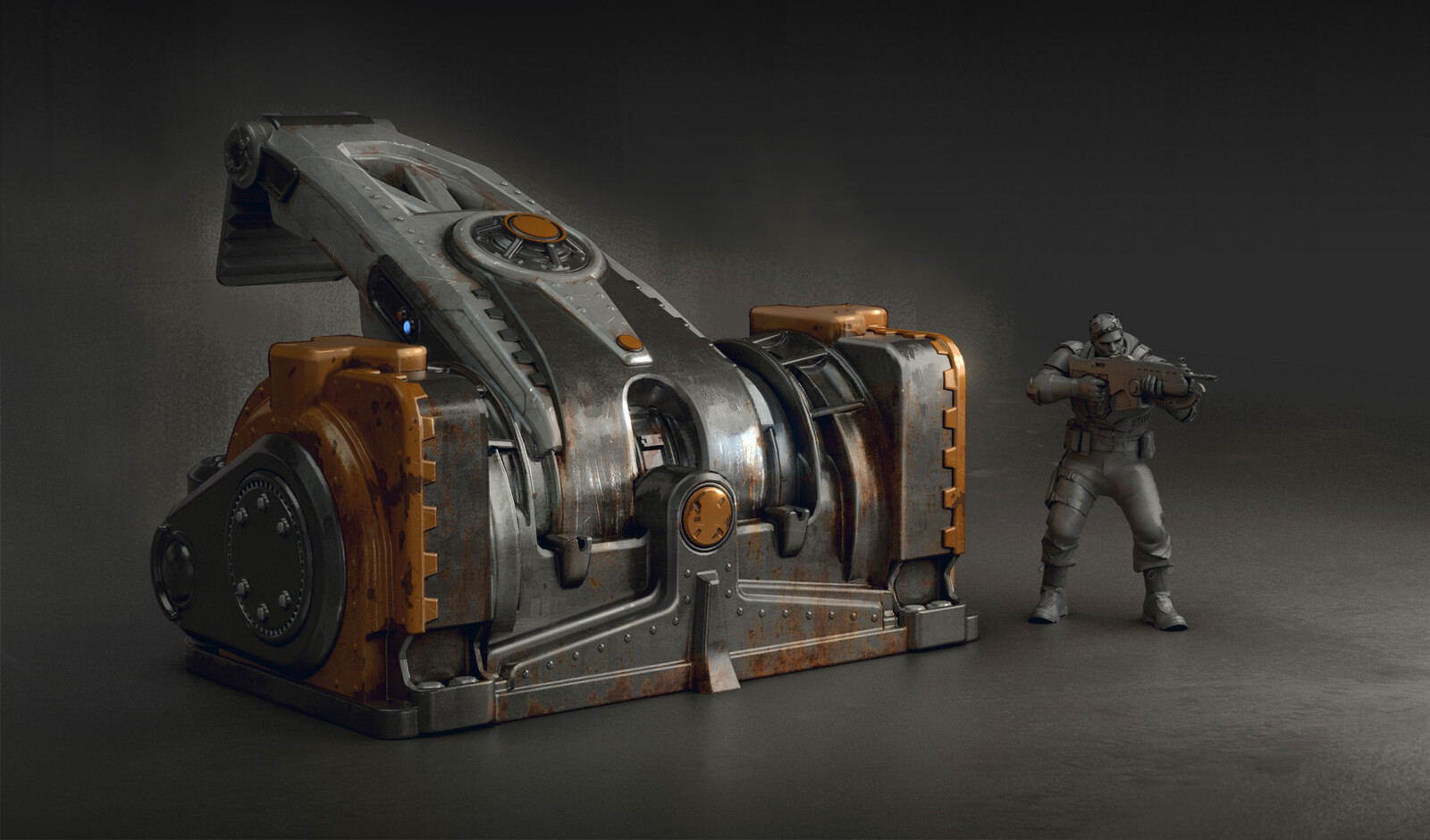 A docking clamp (cover prop) for HarbourHaze.