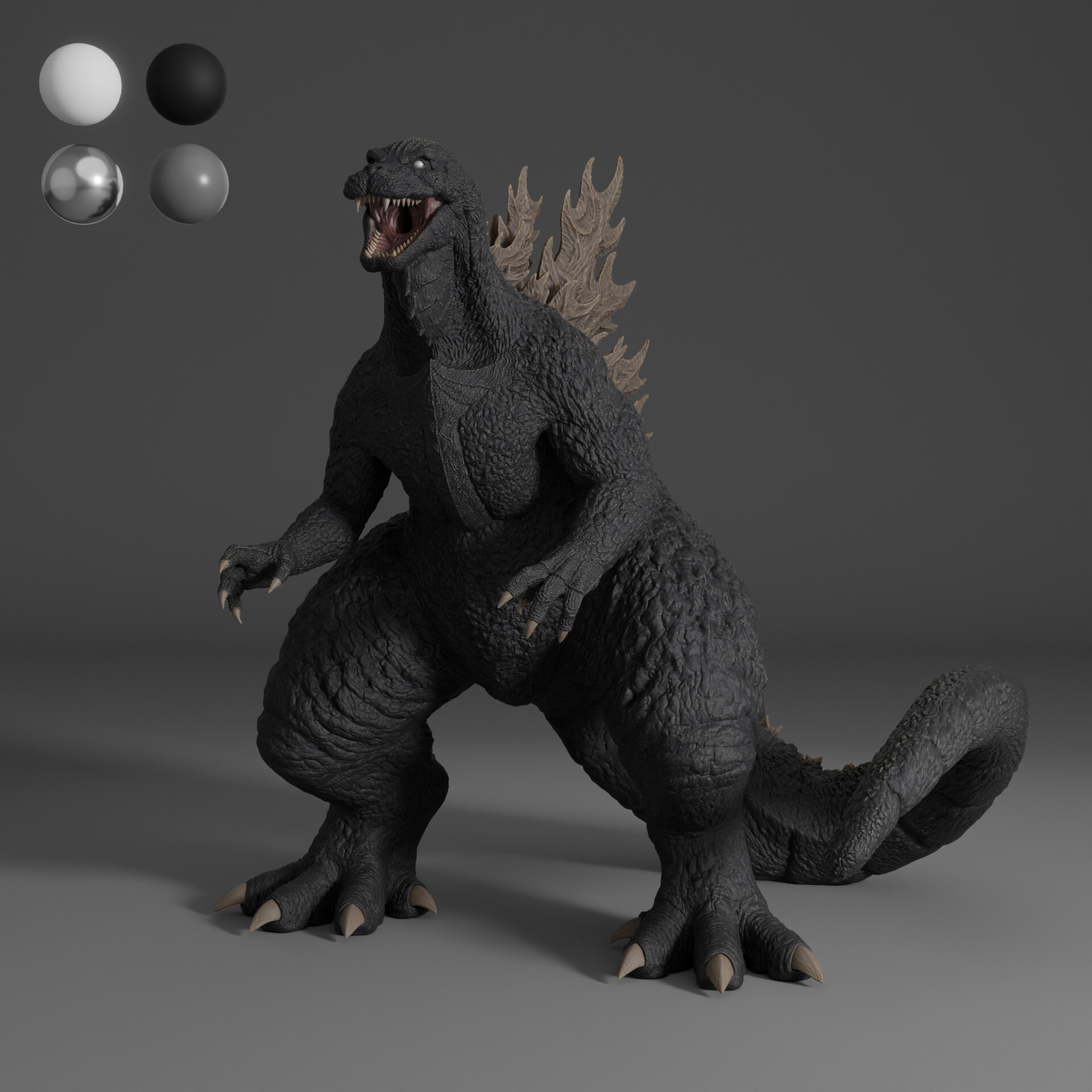 Godzilla Fan design