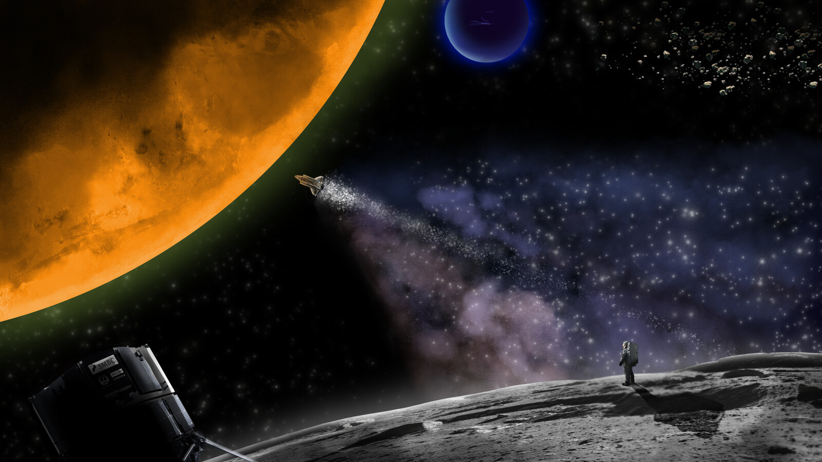 Left Behind - Space Concept Art