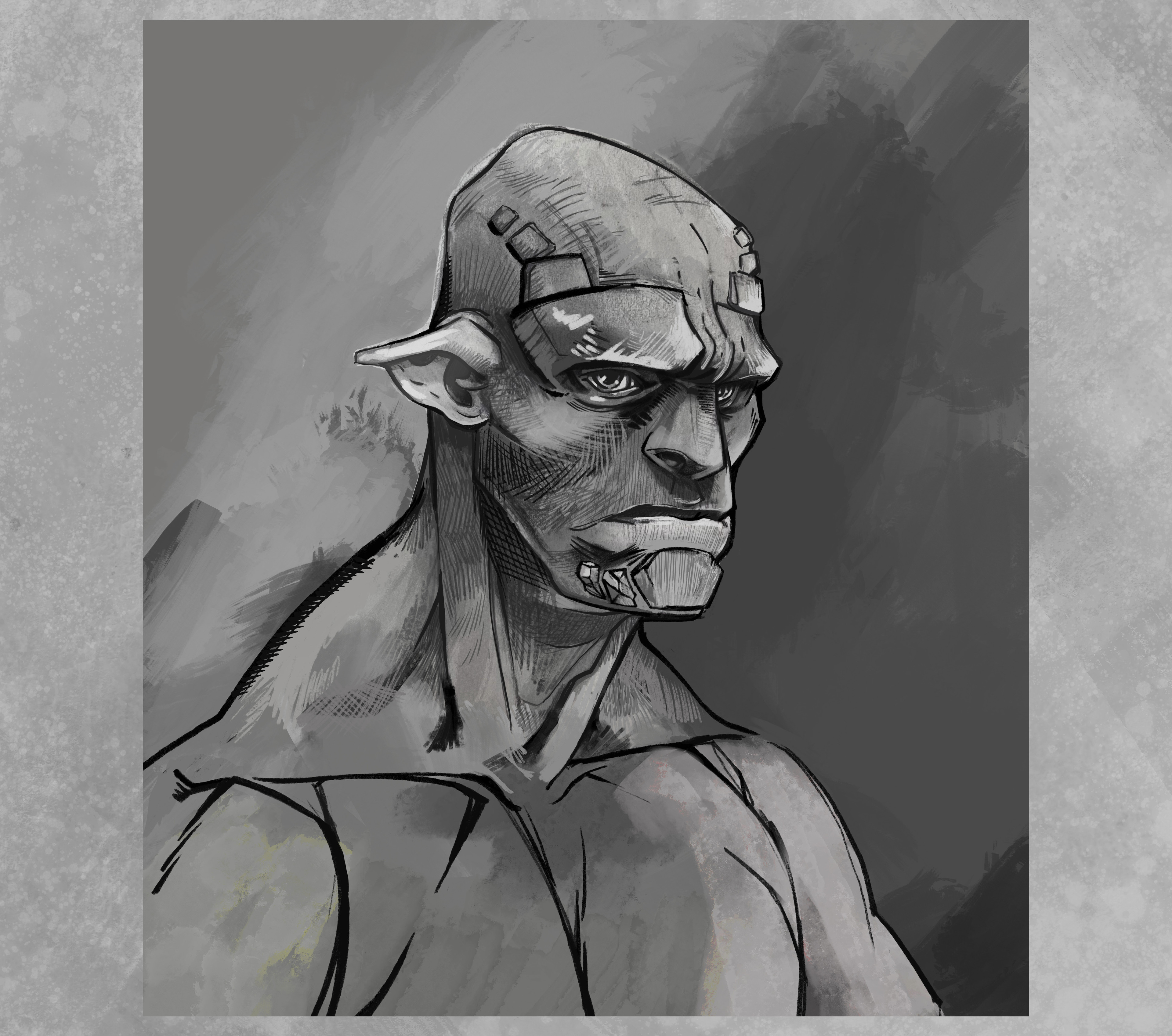 Final head design for Pack the Rock Troll