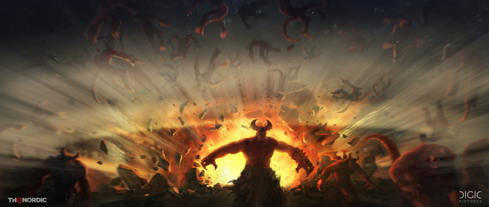 Arrival of the War (Impact) - Key Art Illustration