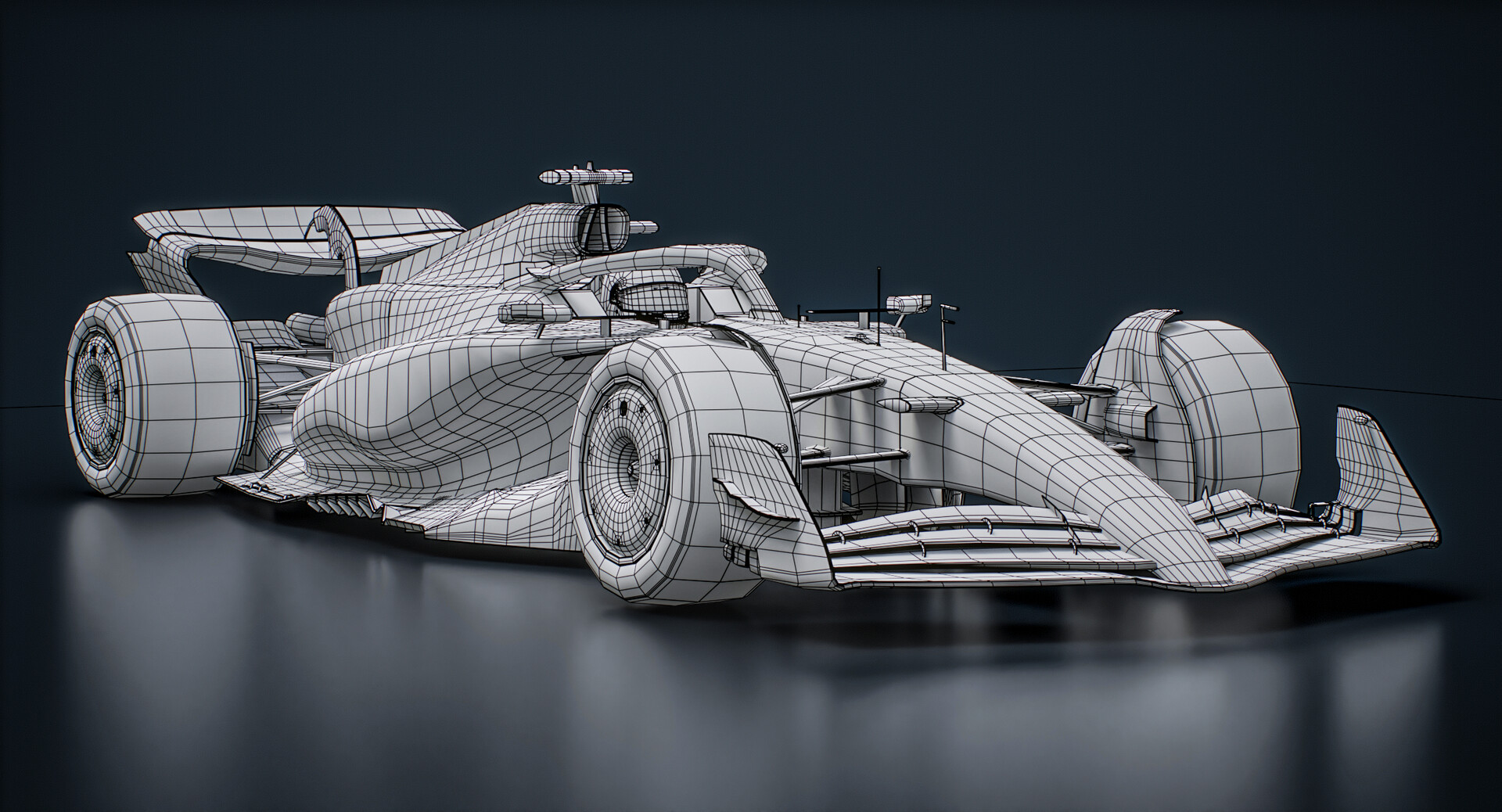 OpticalDreamSoft - Generic Formula 1 2025 F1 Race Car Mockup PBR 3D model