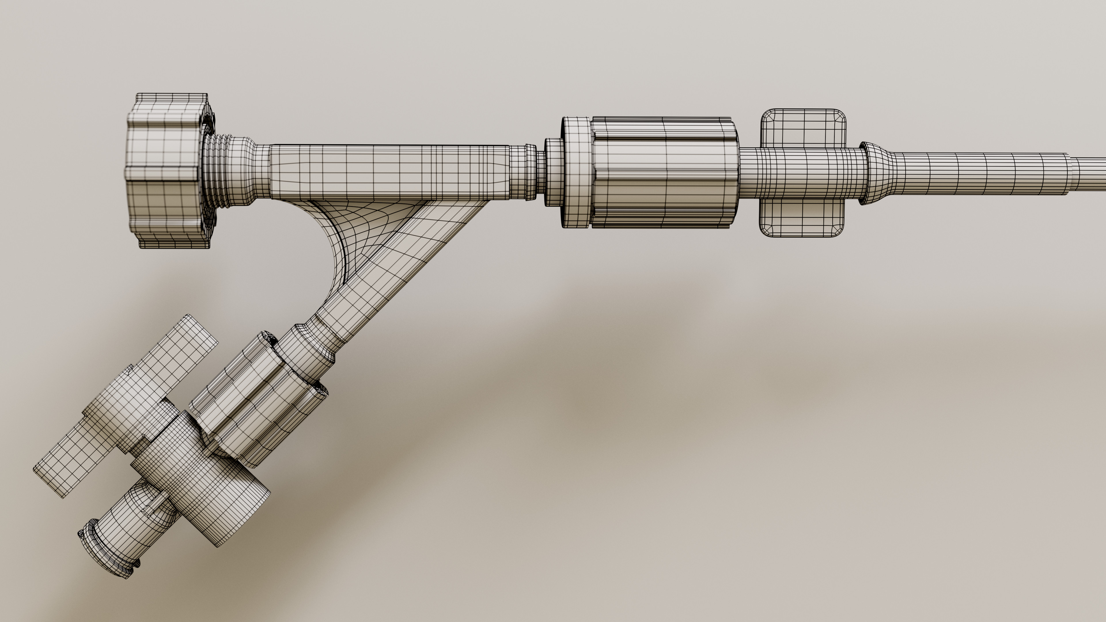 Wolf Thrombectomy Device - Wireframe