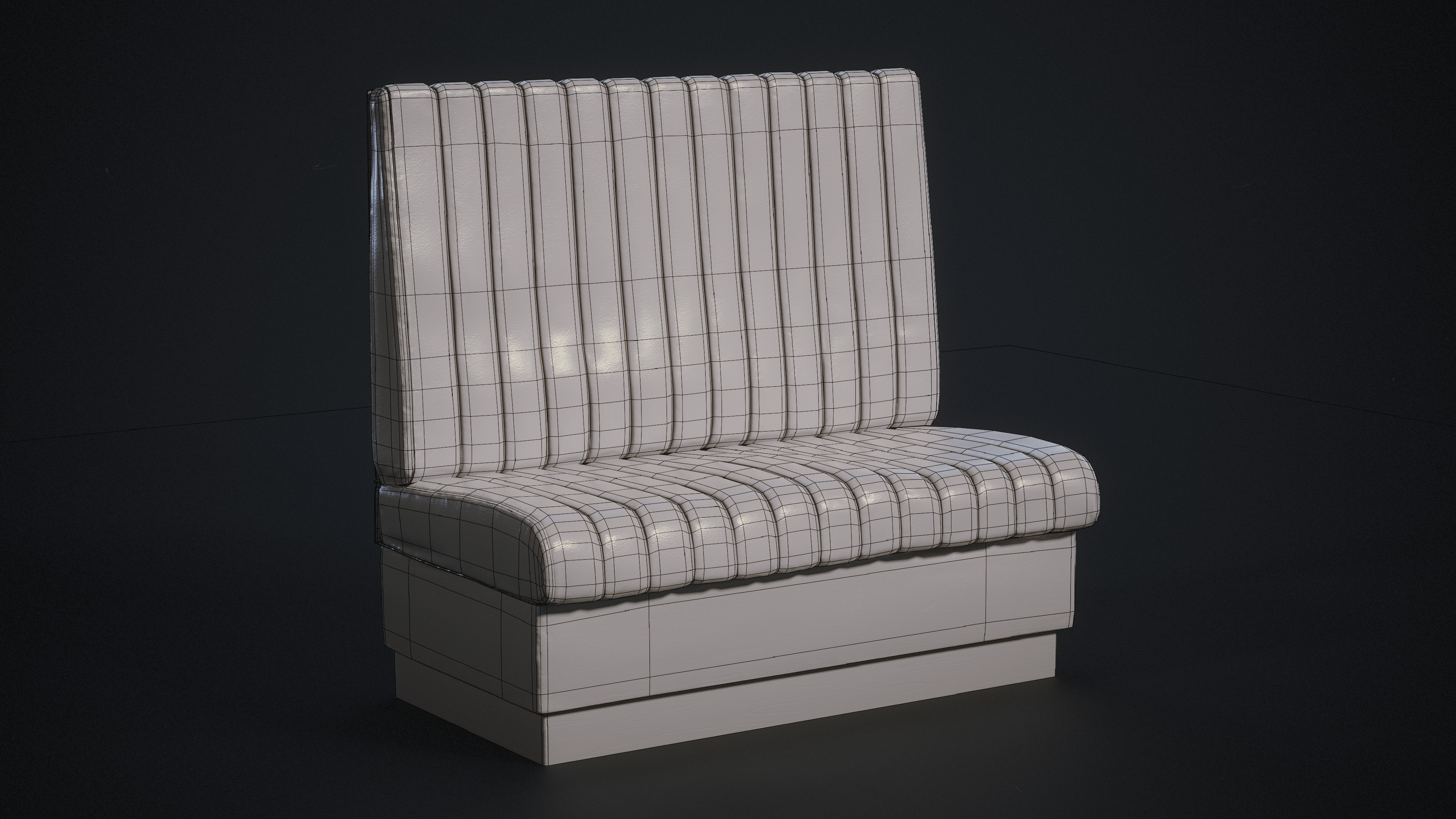 Booth Seating - 6,548 tris