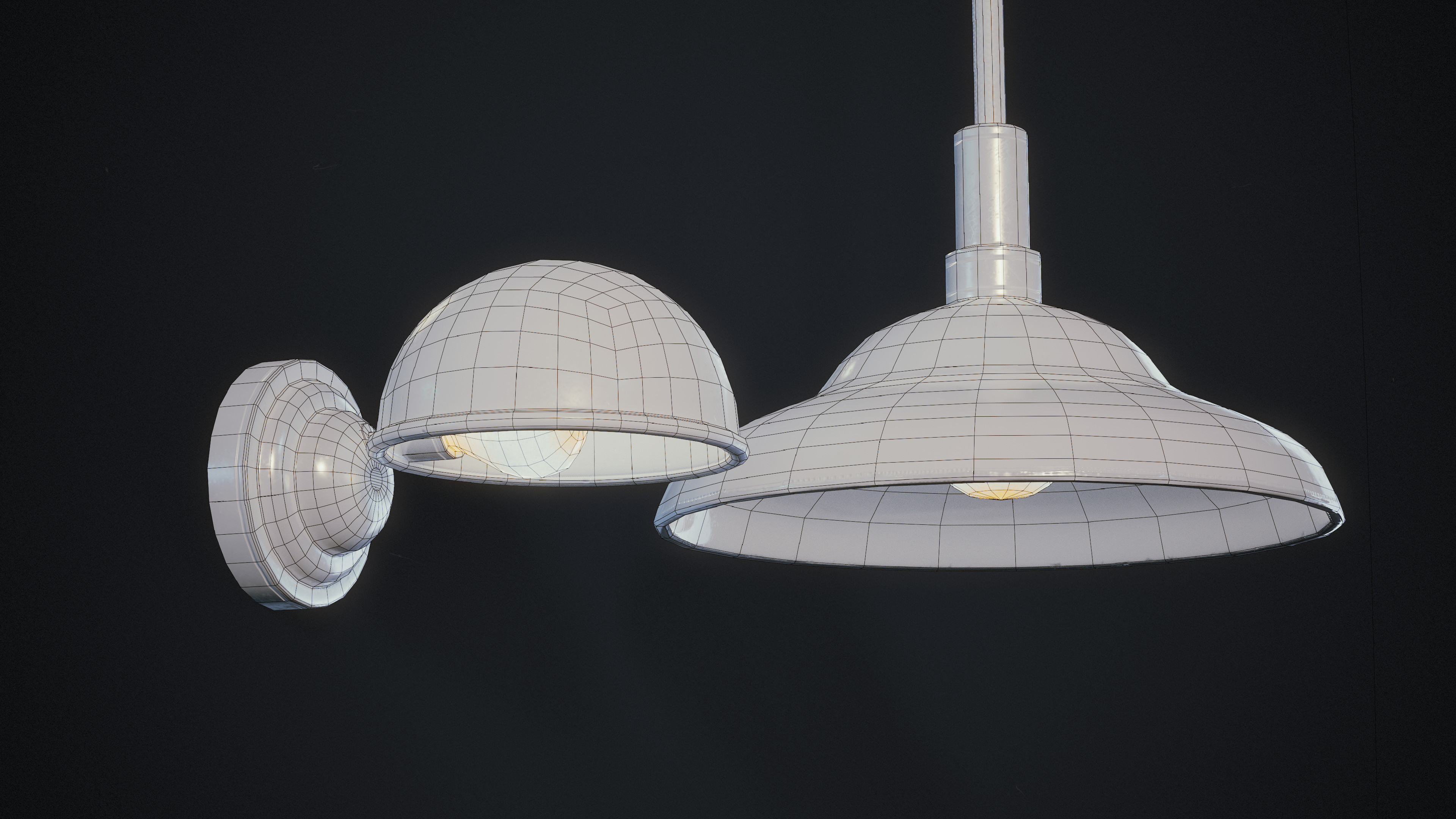 Sconce Light - 2,648 tris
Pendant Light - 2,278 tris
