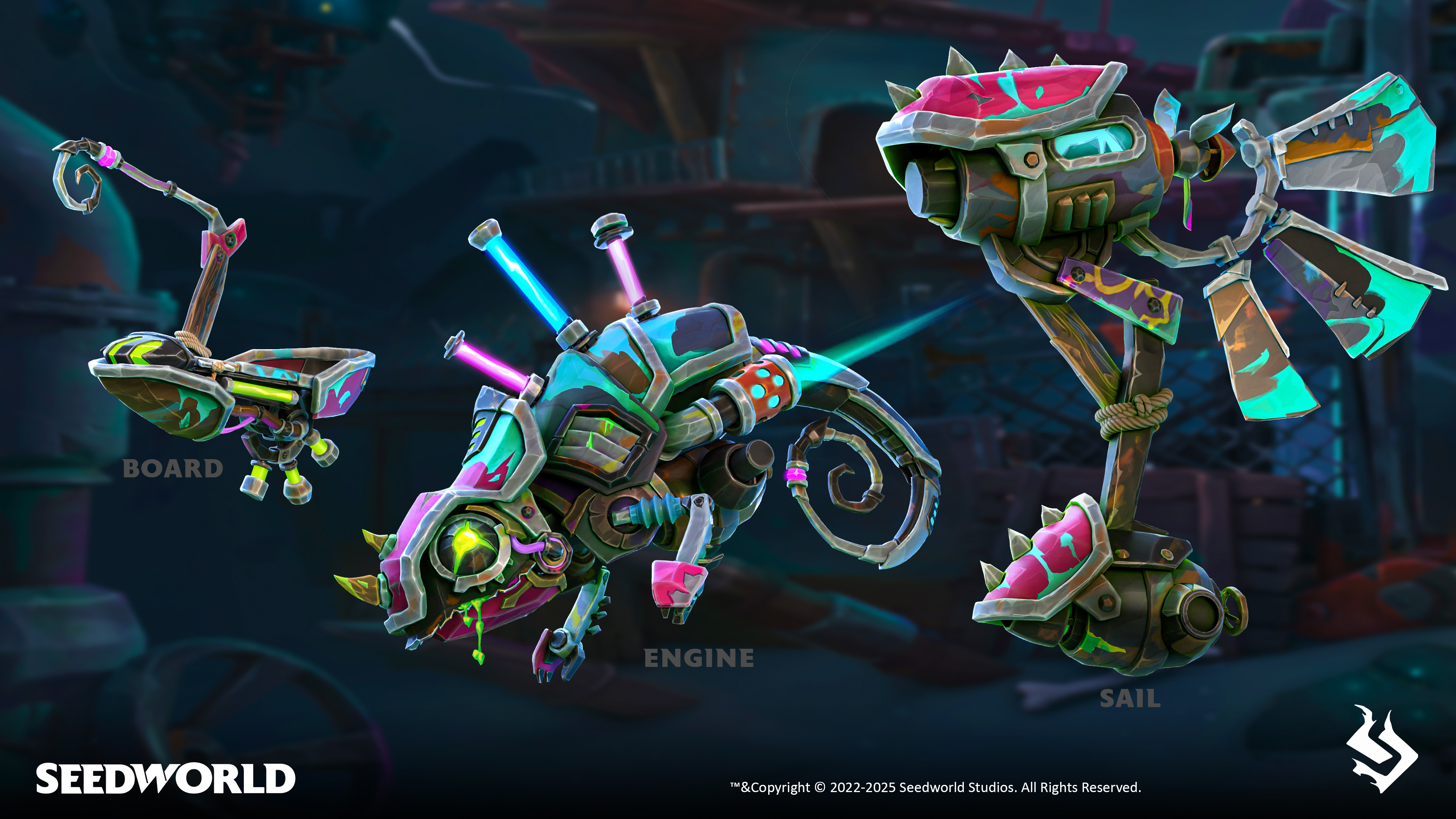 Chameleon mount parts