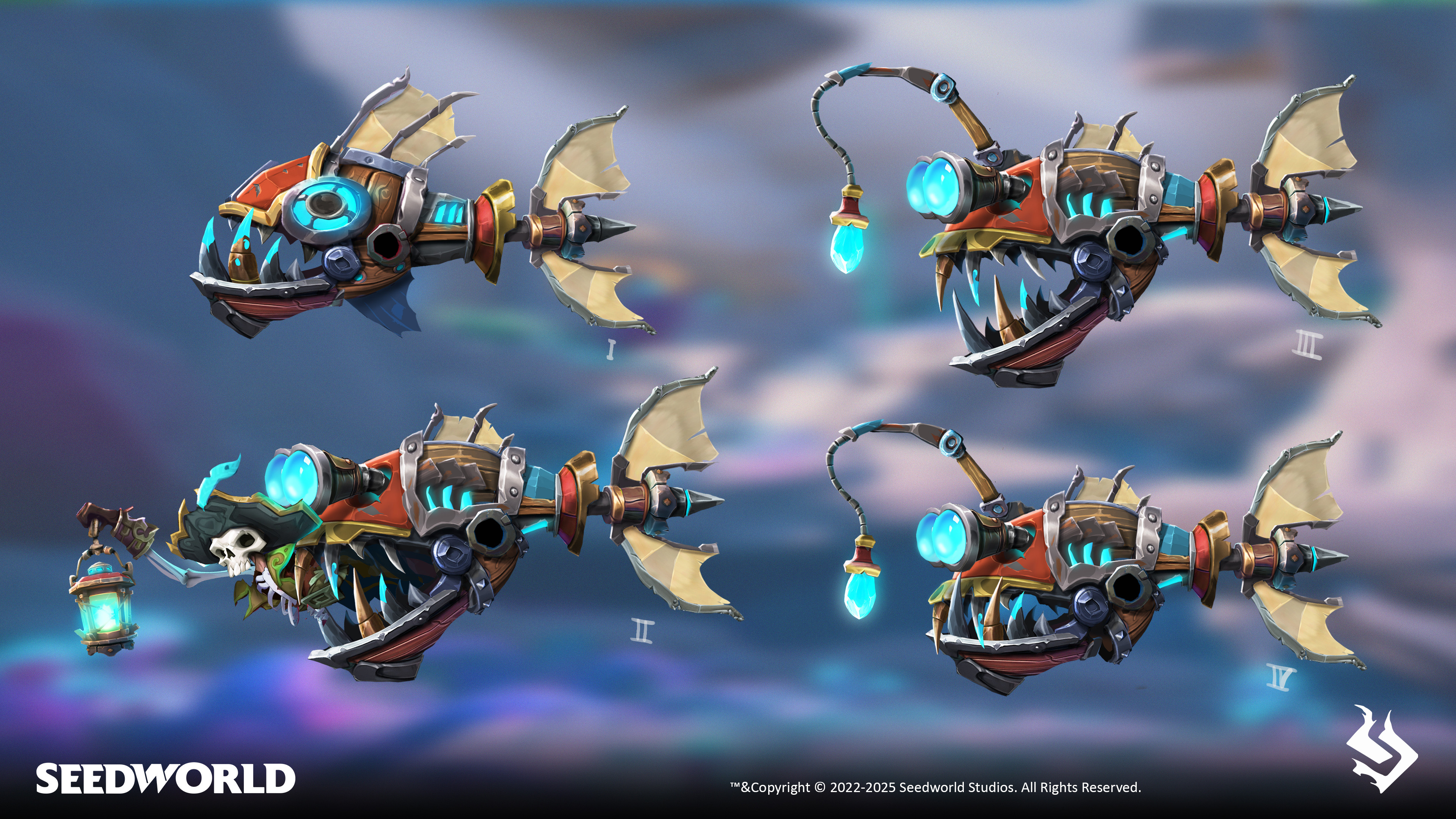 Lantern fish mount engine concepts