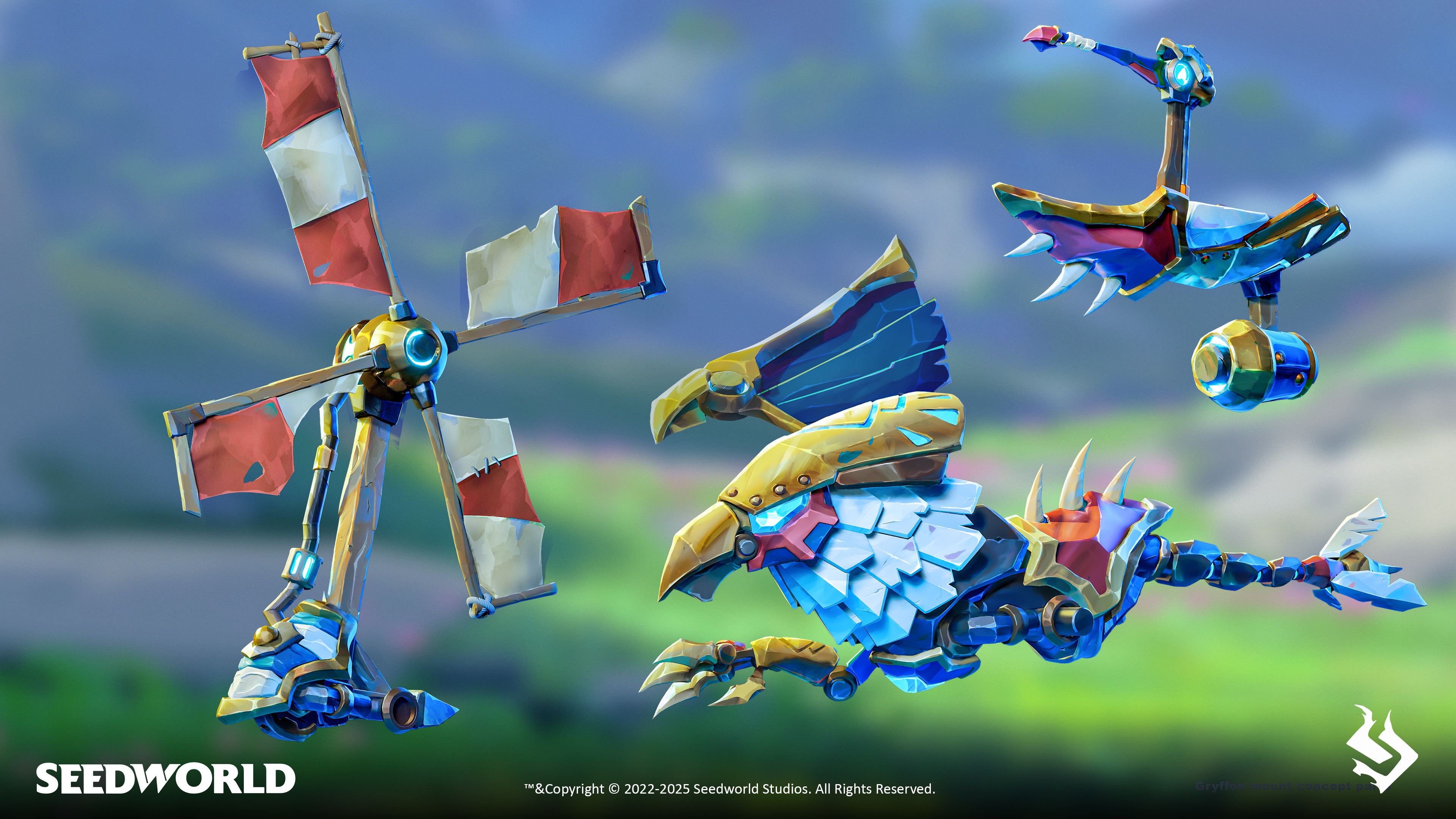 Gryffon mount final concept parts