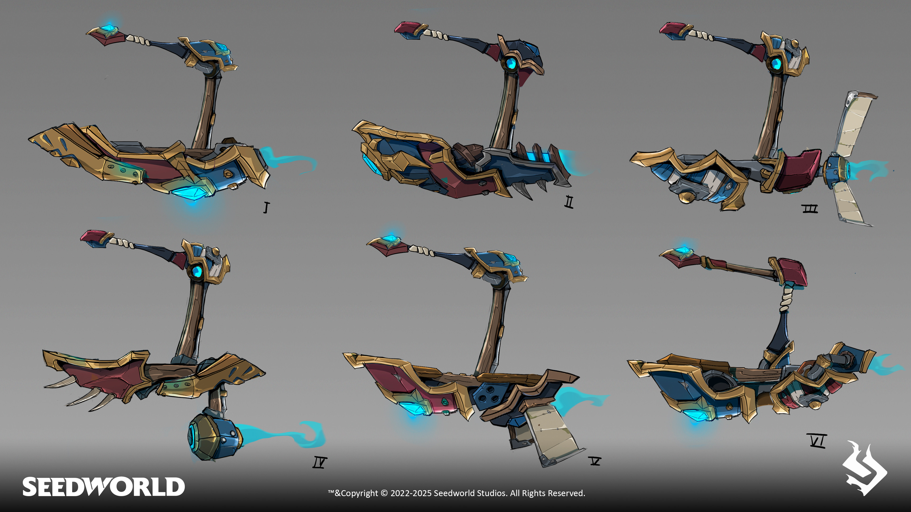 Medieval mount board sketches