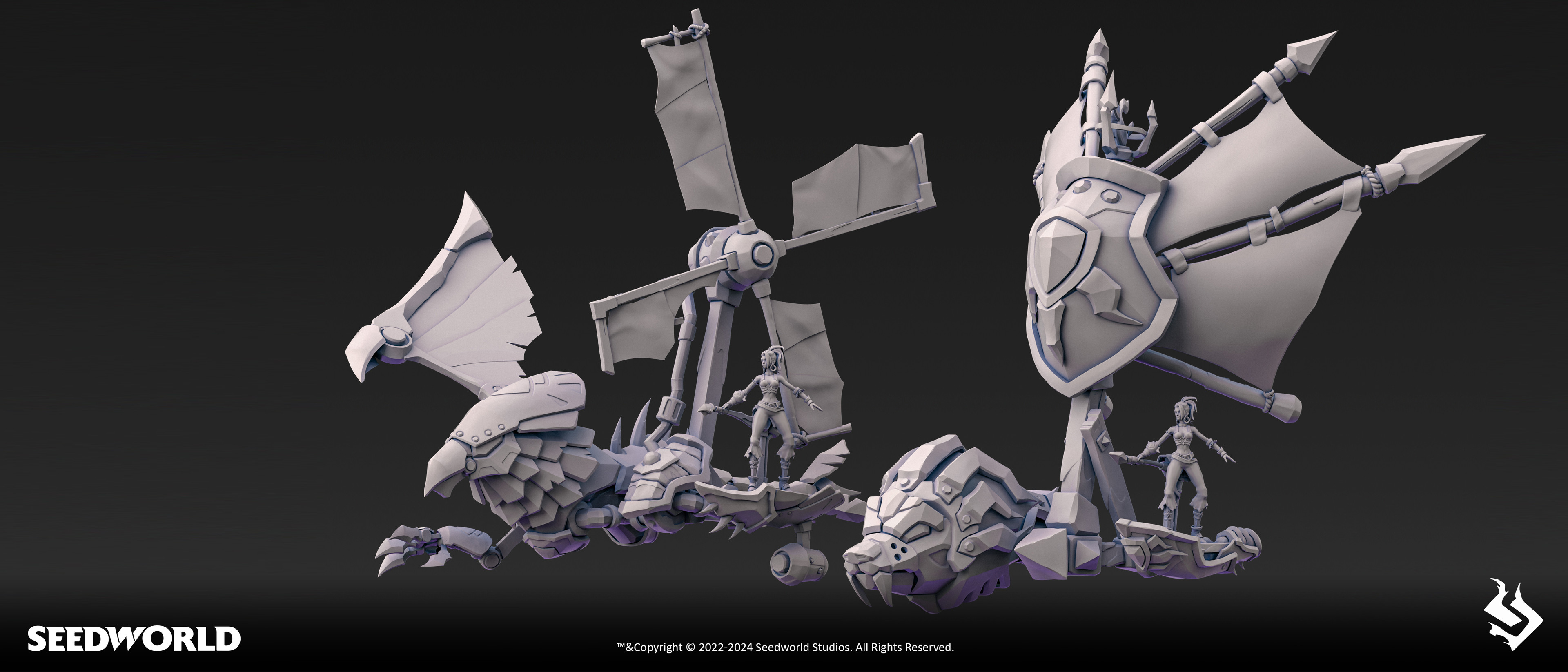 Medieval theme pack 3d concepts