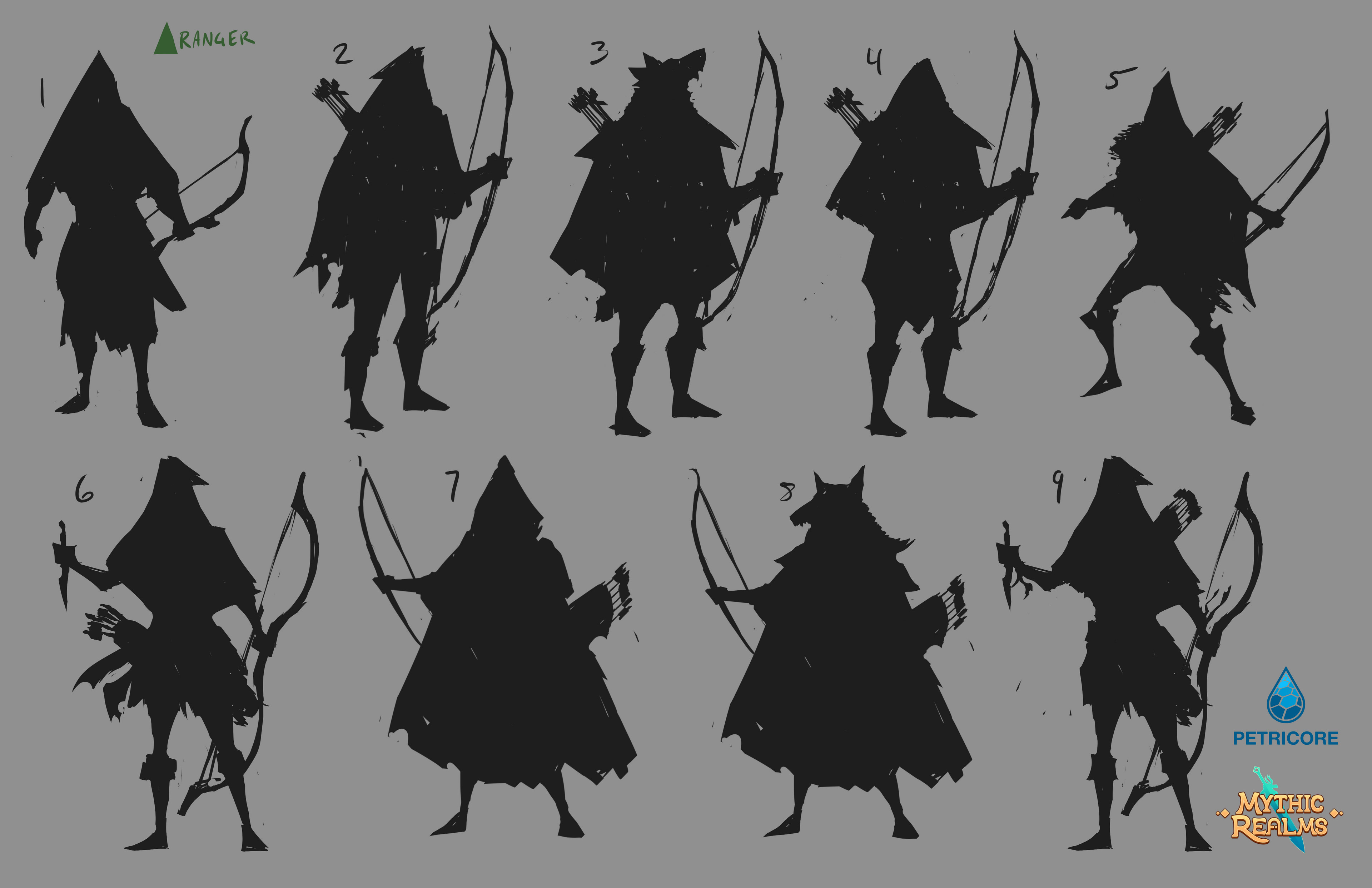 First round of silhouettes