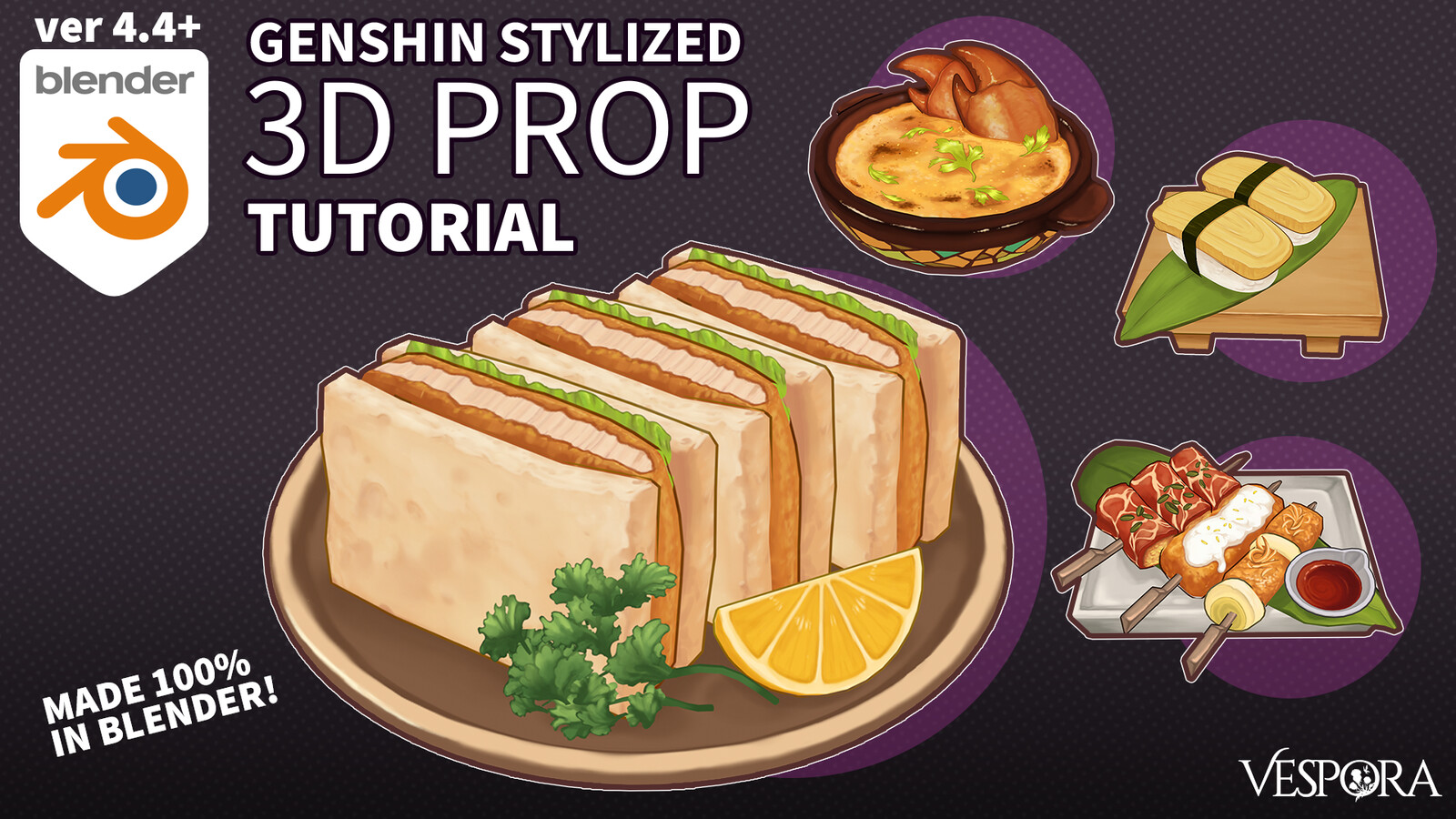You can find the entire tutorial series in my Artstation store!
