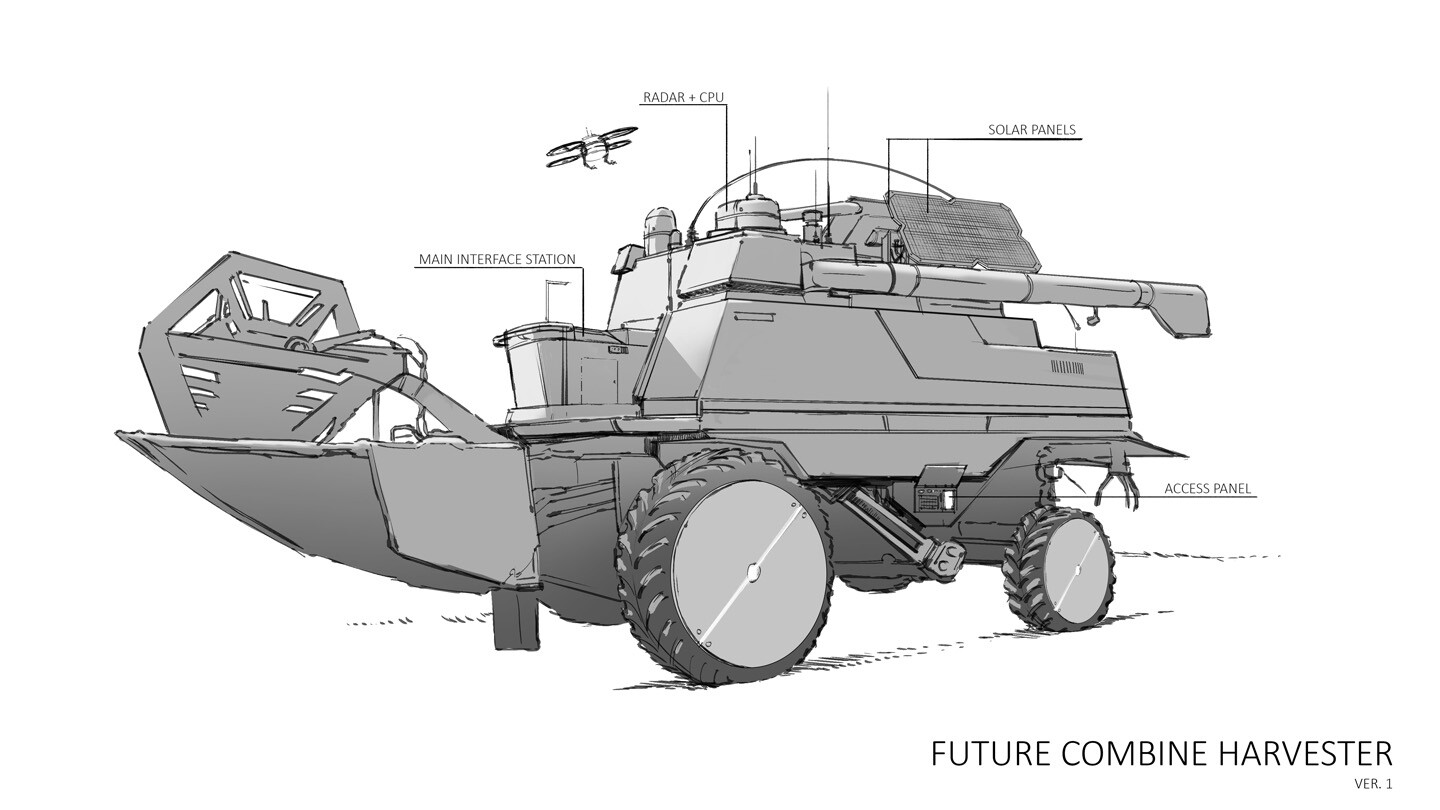 Harvester Variation sketch 1