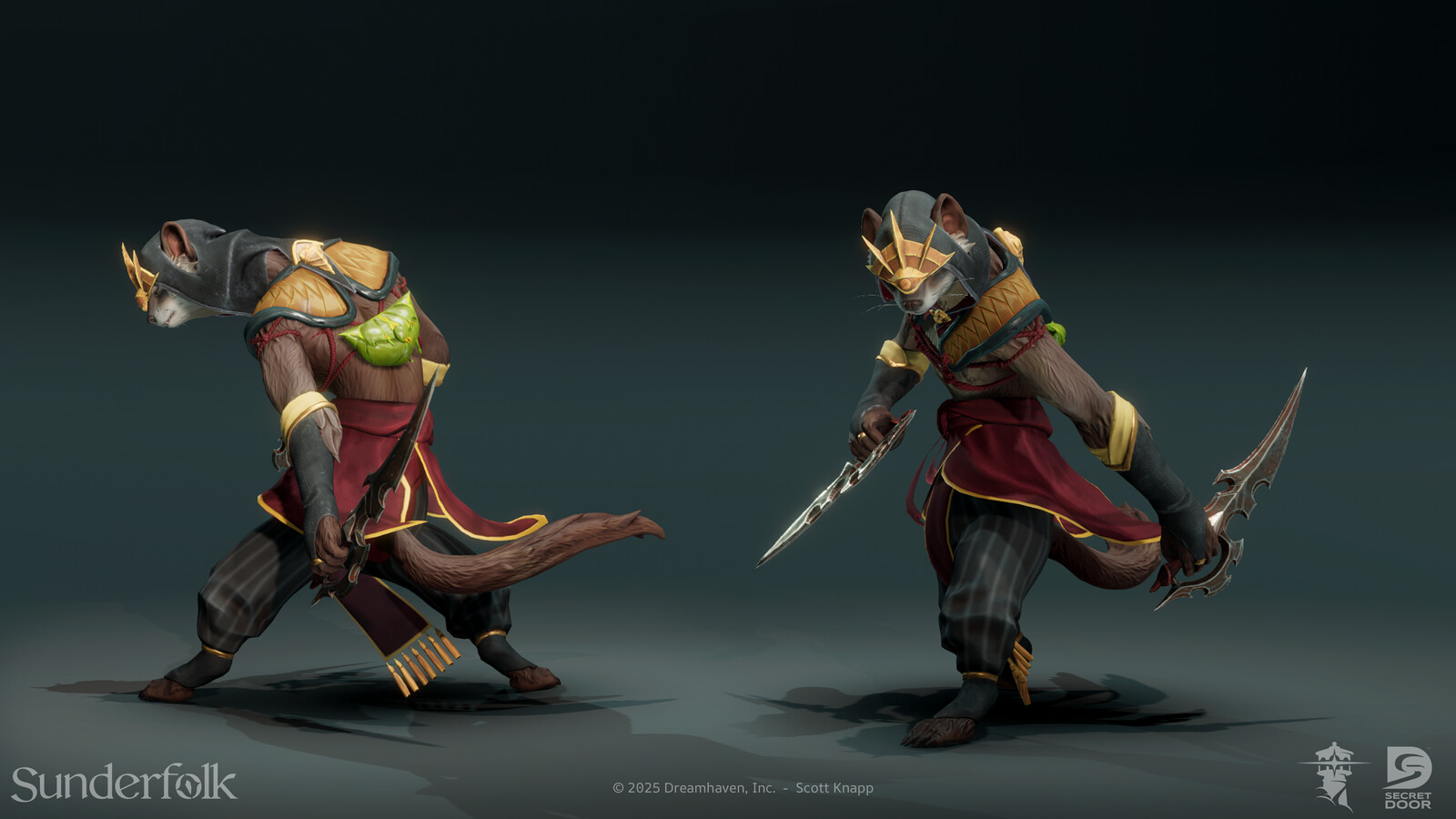 Responsible for final textures and materials.  Model and initial textures provided by Secret 6.