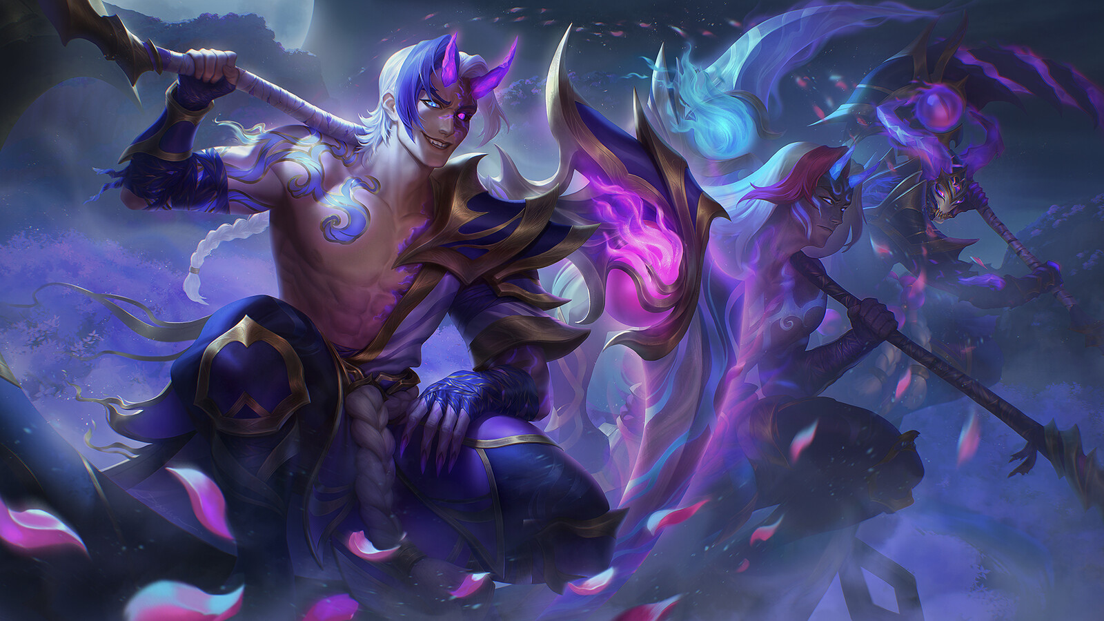 Spirit Blossom Kayn Fan Splash Art