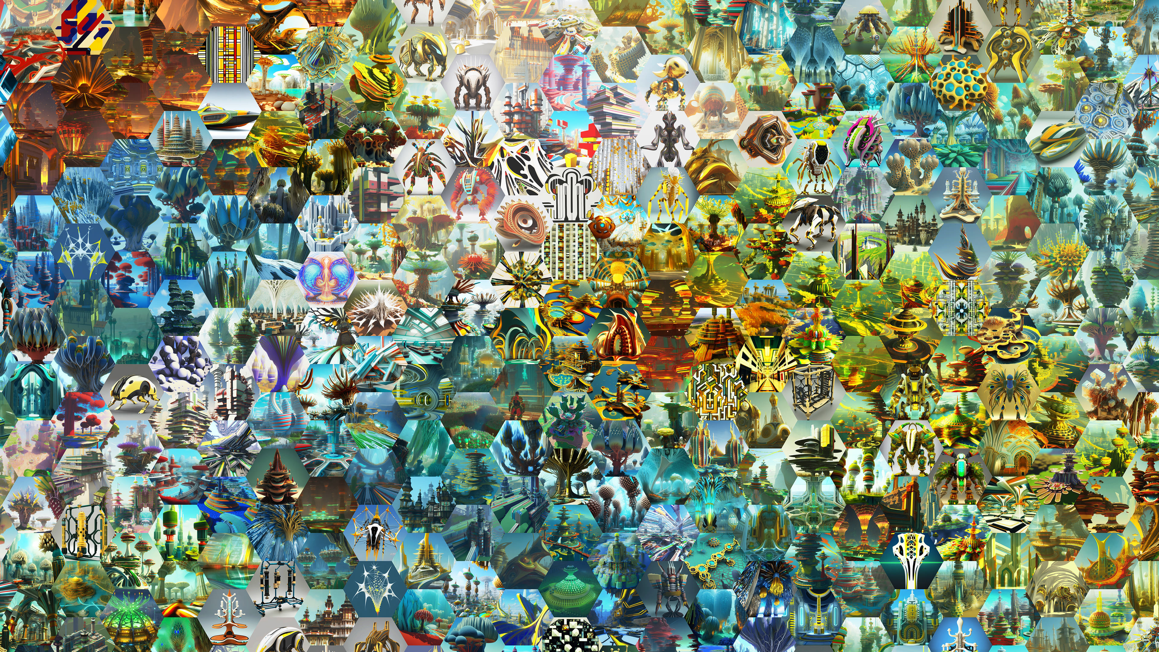 The purpose of this experiment on whole, besides fun, was to make a corpus to help reflect on the identity of Synthara. 
