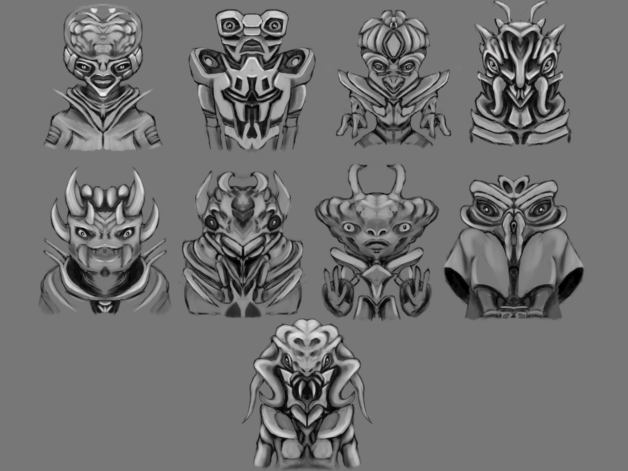 Sketches of Concept ideas 