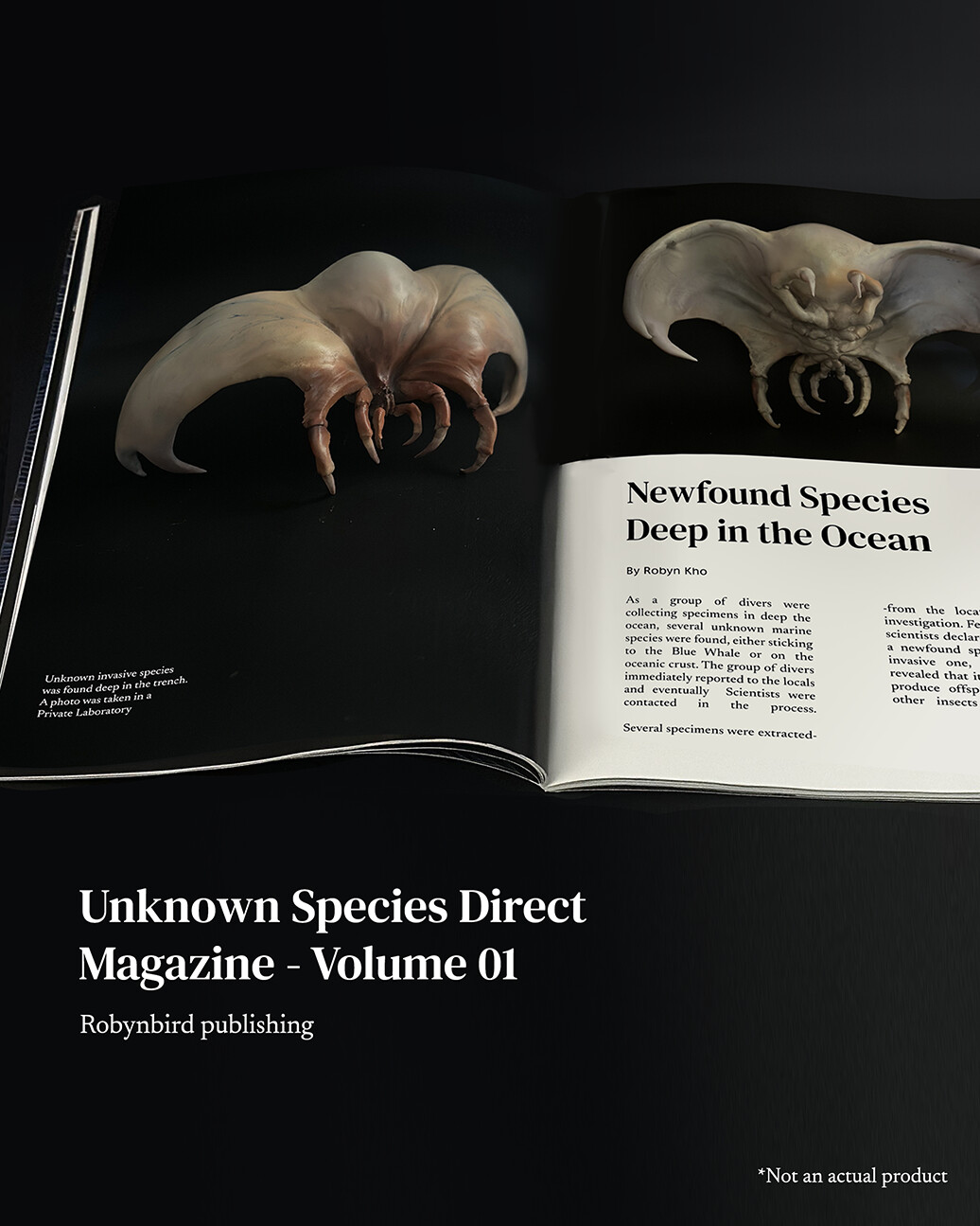 Fun Mockup I did for a fake scientific magazine article