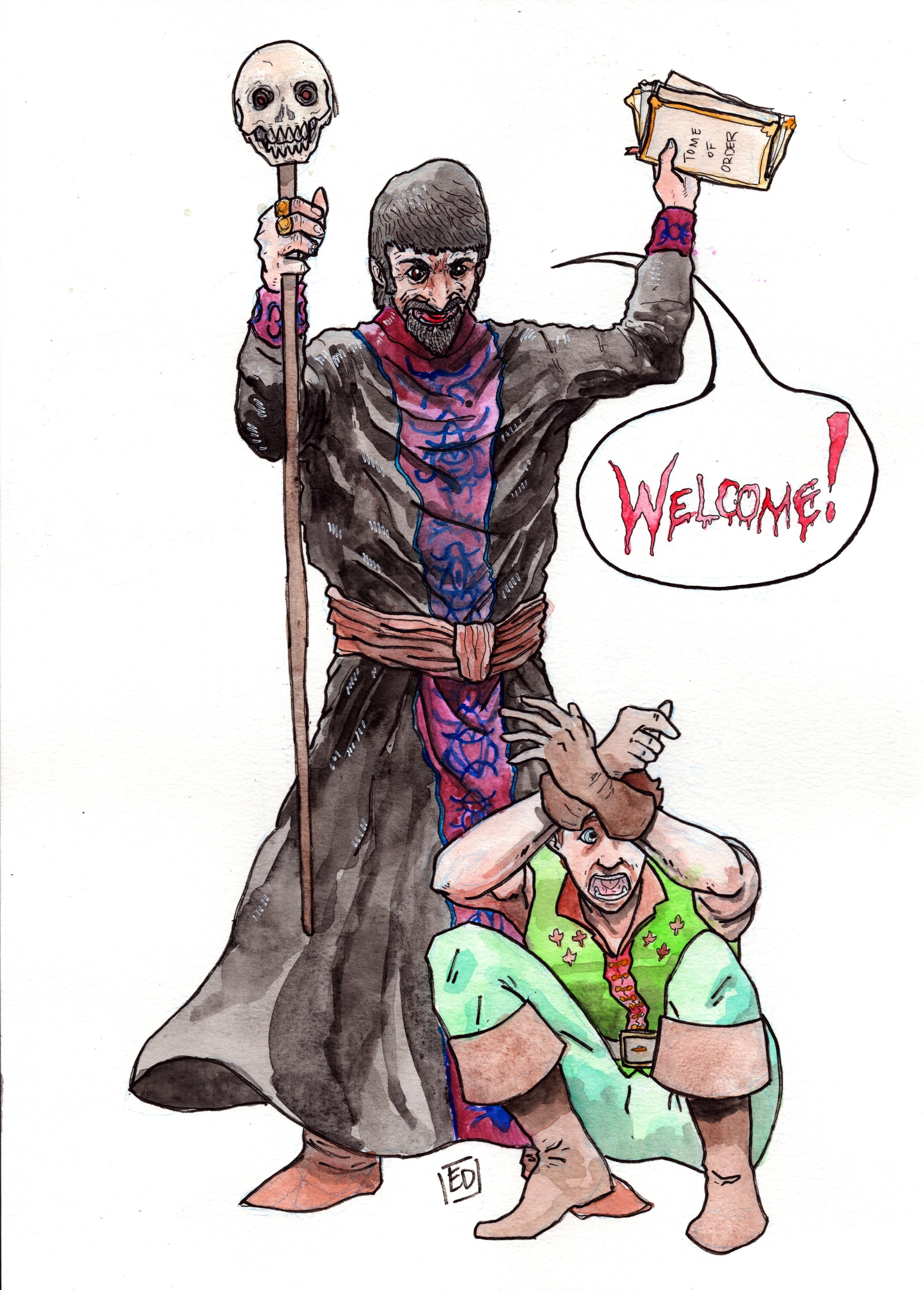 Gouache, watercolor, and ink on paper. 