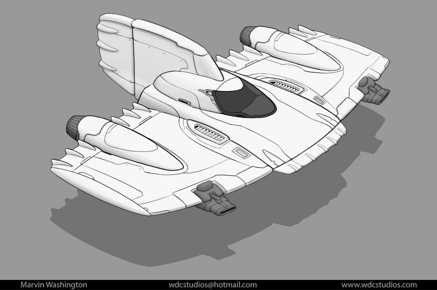 Photoshop Cleanup and design refinement.