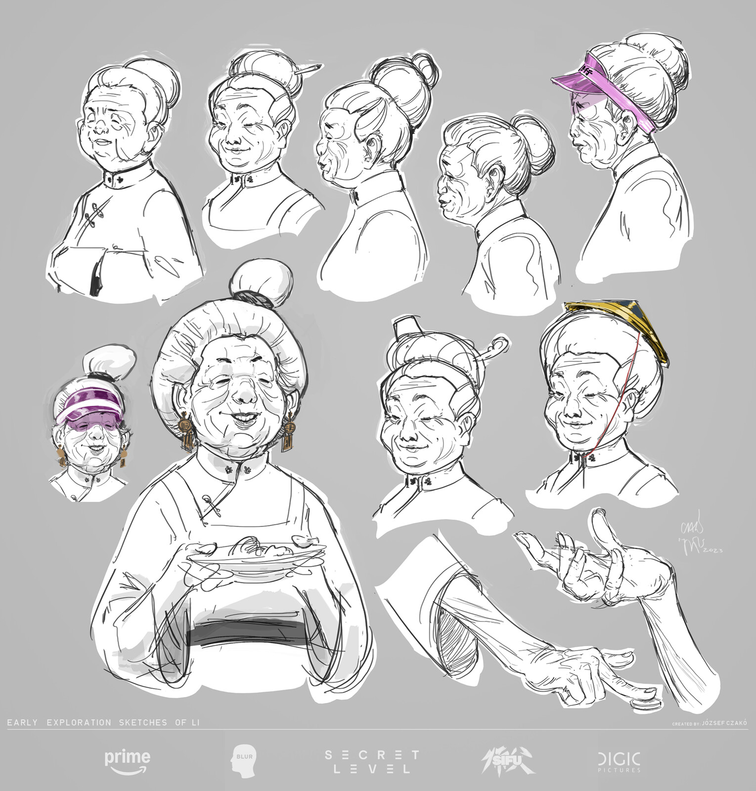 Secret Level- early Li-sketches