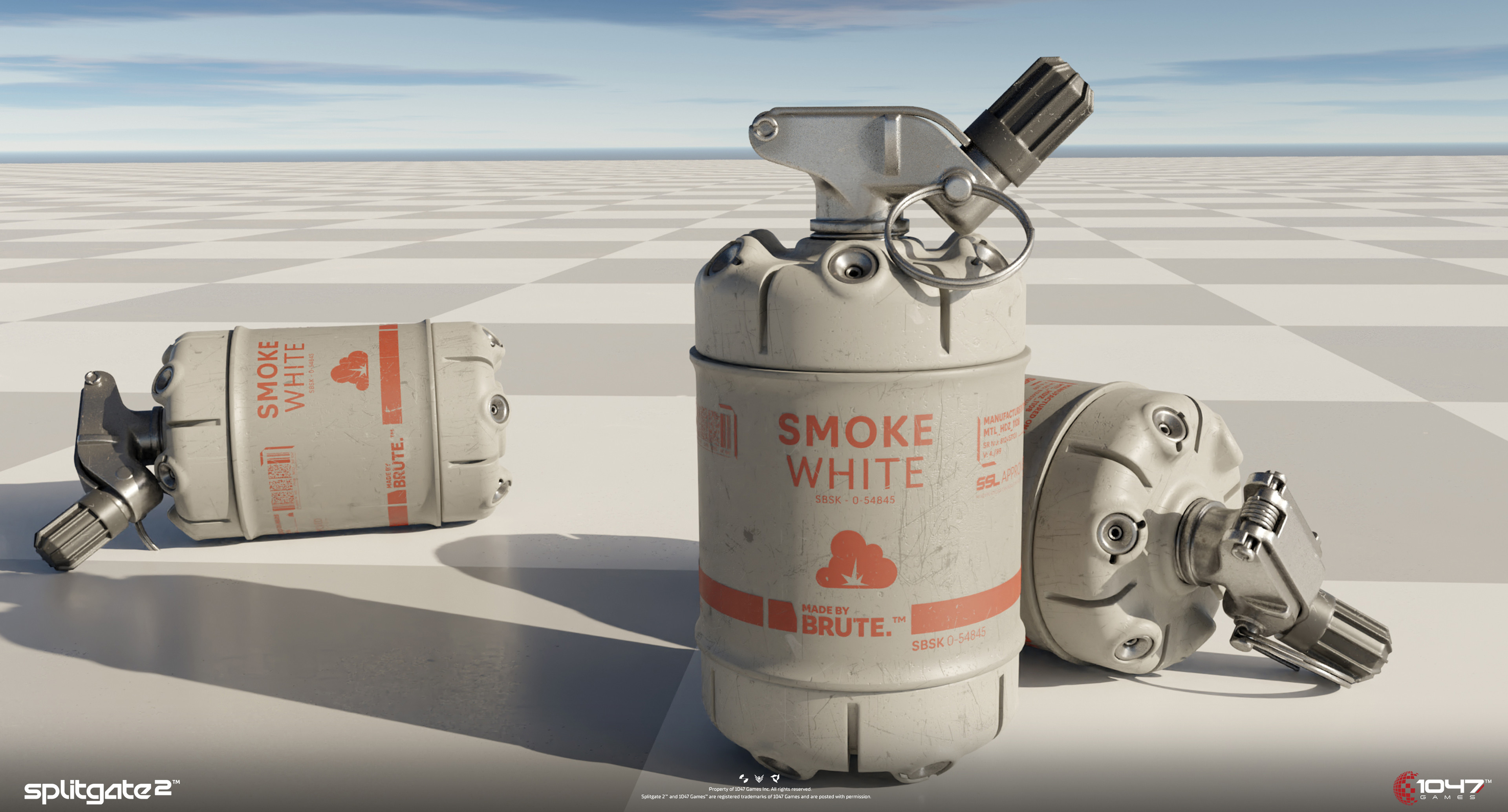Concept for the Sabrask smoke grenade .