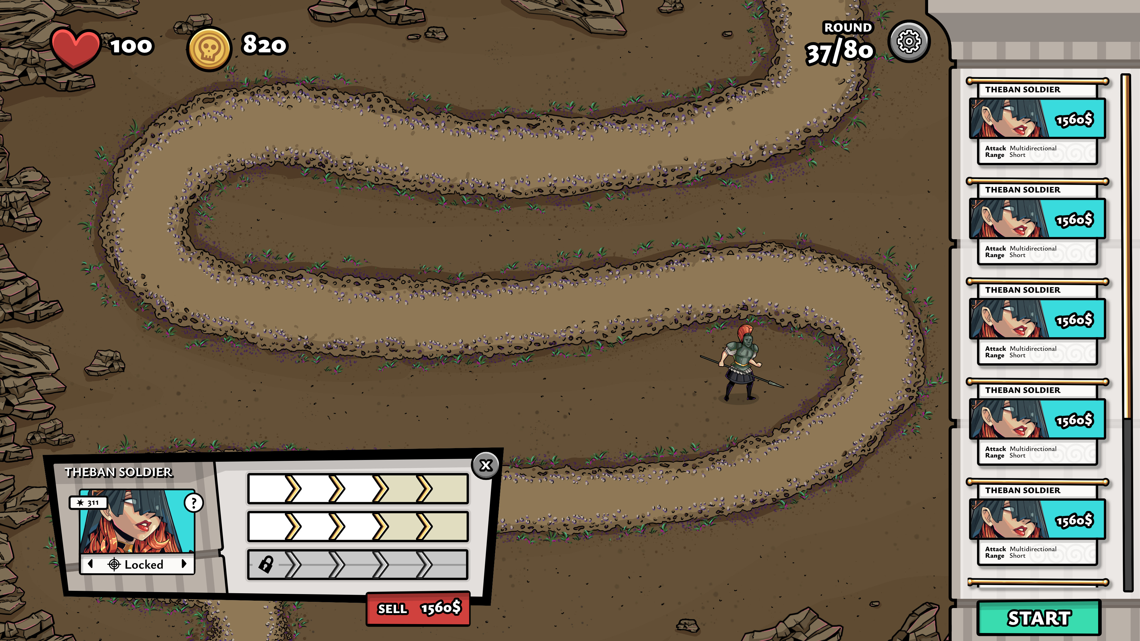 Tower defense mockup v2