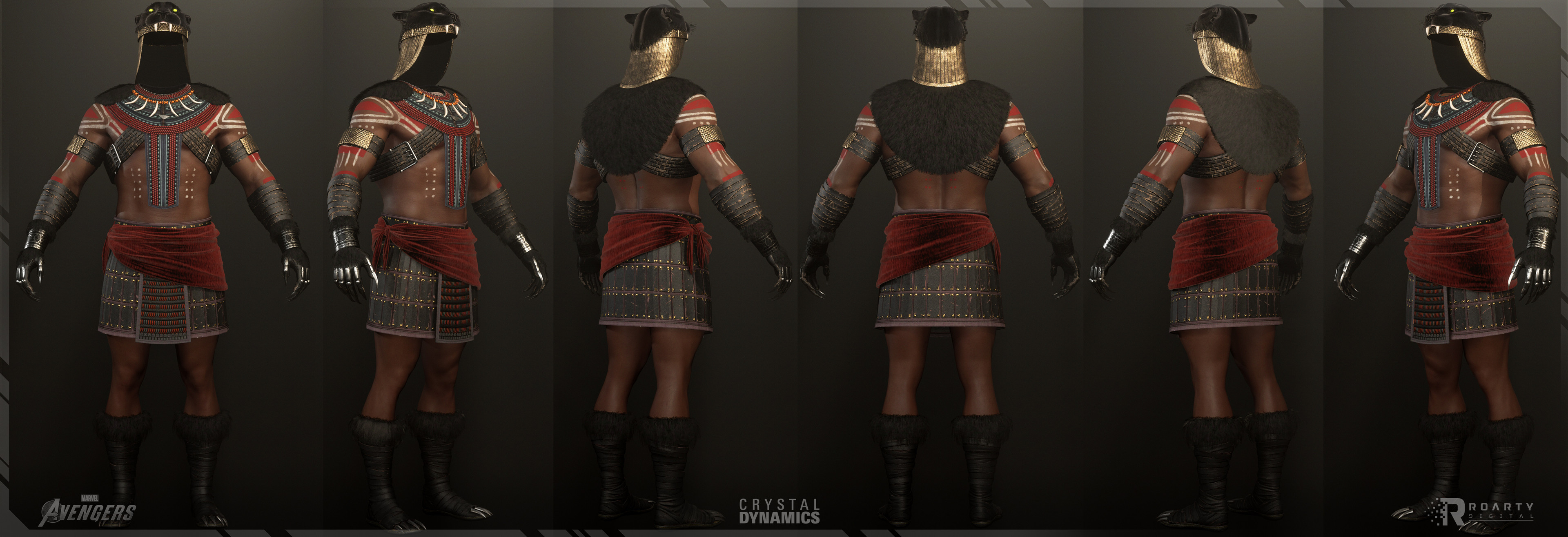 I created the original textures, materials and body paint.