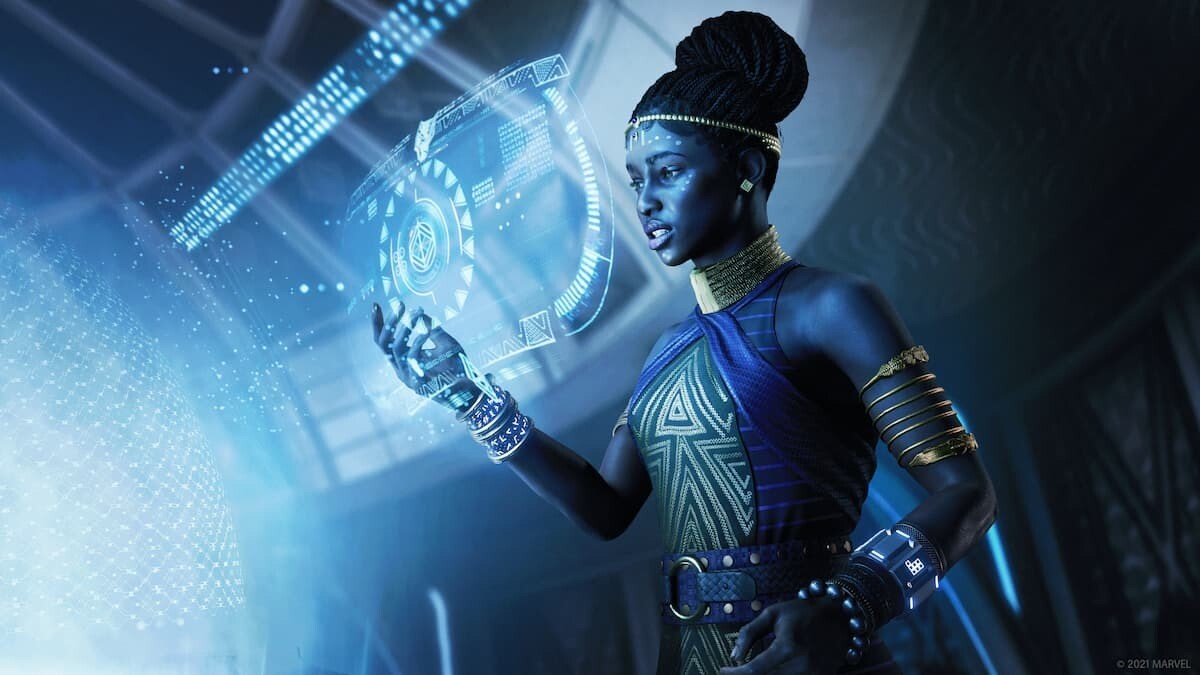 I created the LP/UV/Bakes/Textures/Surface and engine integration for Shuri. HP by my great friend Abraão Araújo.