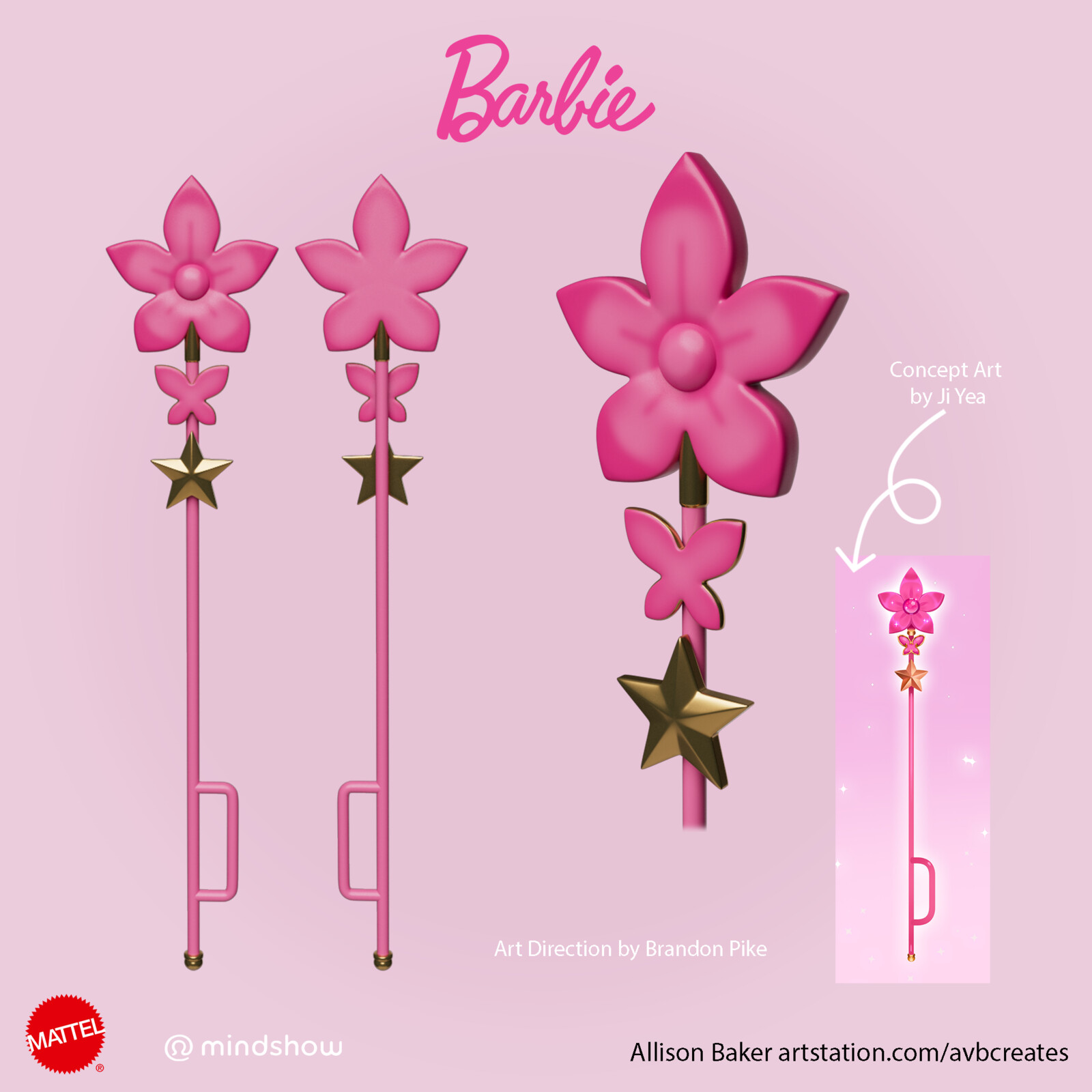 Butterfly Magic Props for "Barbie Doll Adventures" | Mindshow for Mattel