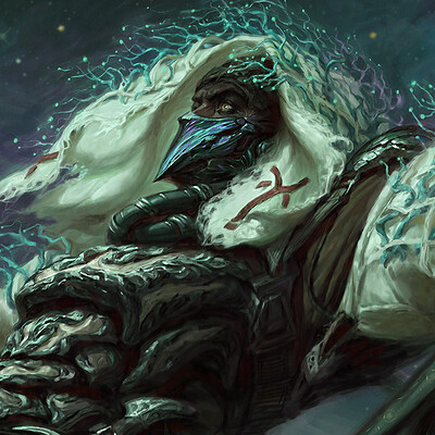 Warrior Hunter, Sci-Fi illustration