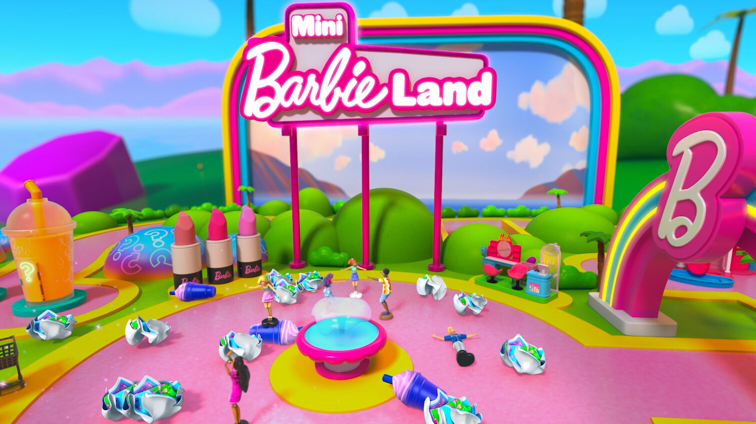 Litter party in Mini Barbie Land!