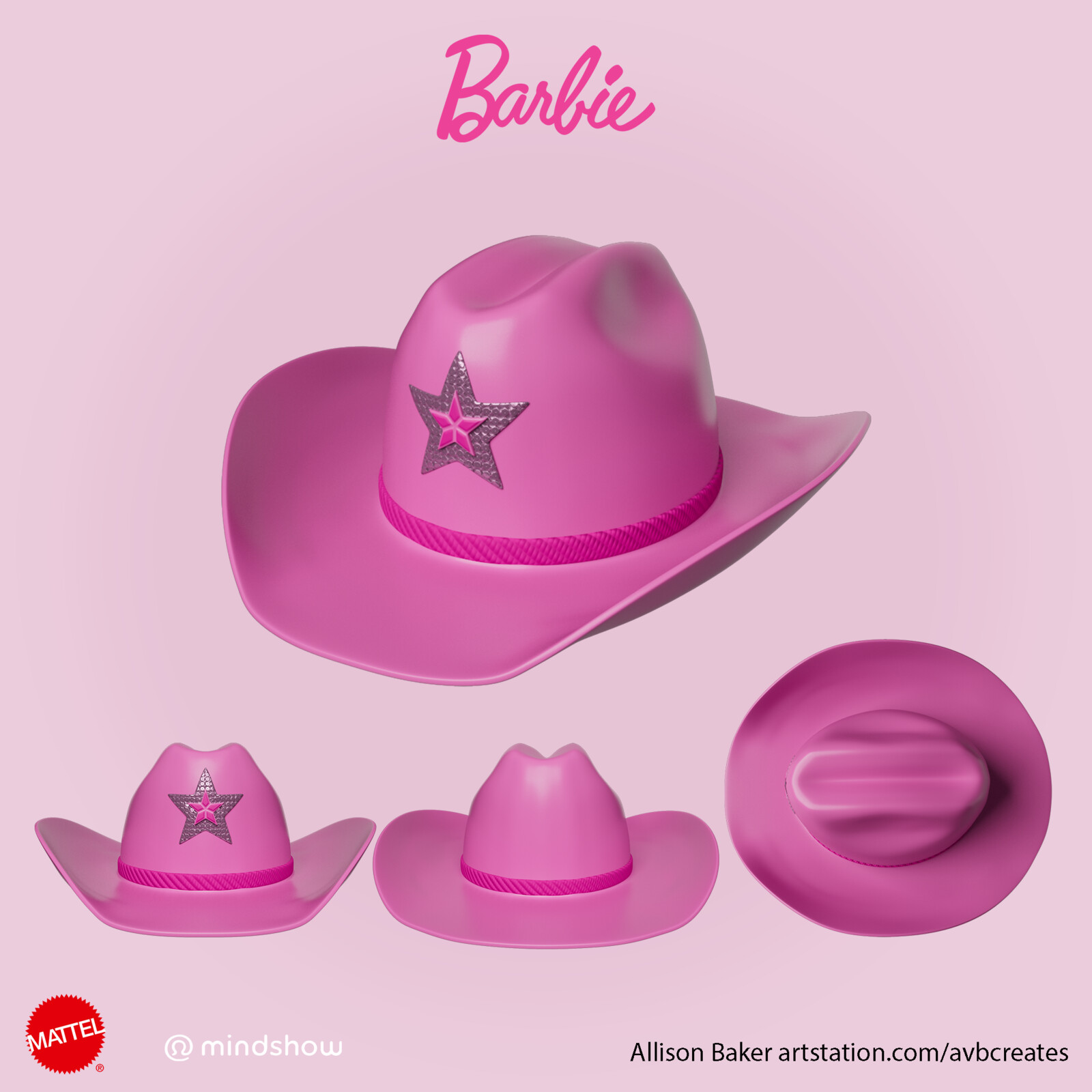 Cowgirl Hat Prop for "Barbie Doll Adventures" | Mindshow for Mattel