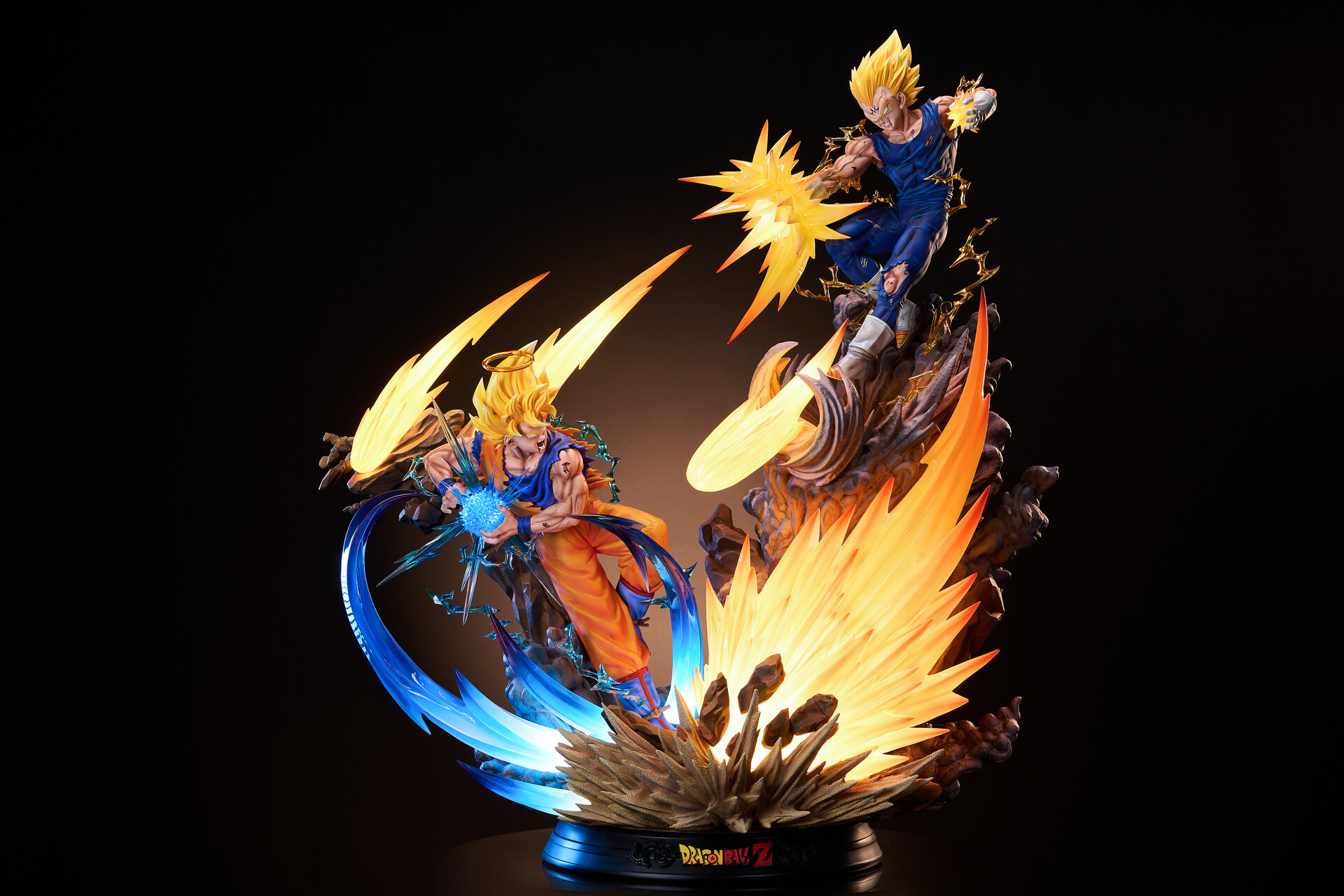 Diseñando una figura de resina: Goku SS2 vs. Majin Vegeta