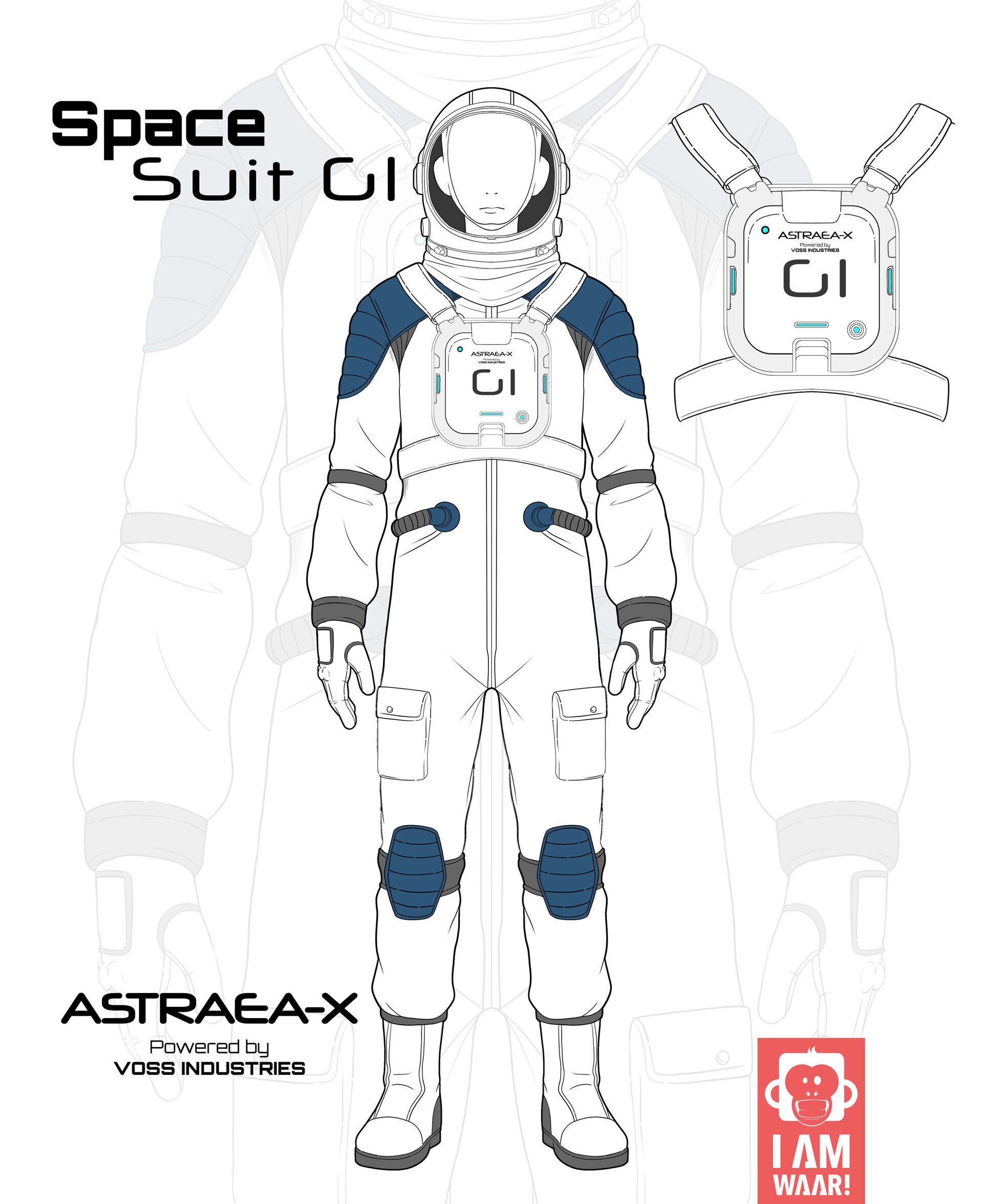 Space Suit G1 - Black orbit