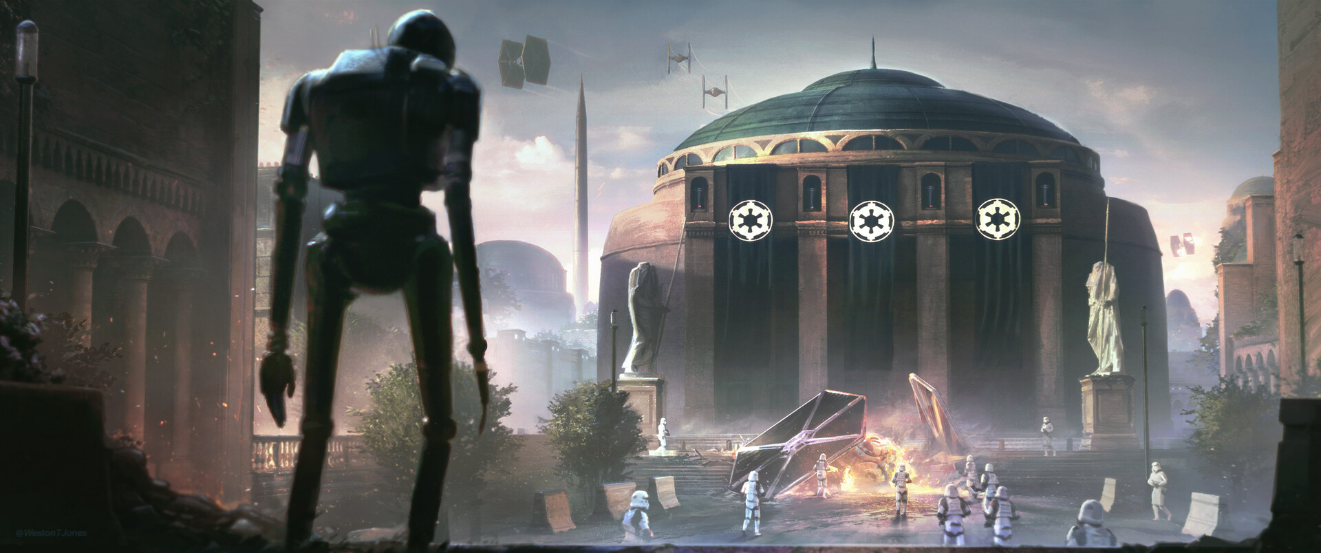 ArtStation - EmpireFall - Naboo - Star Wars/Andor Fanart
