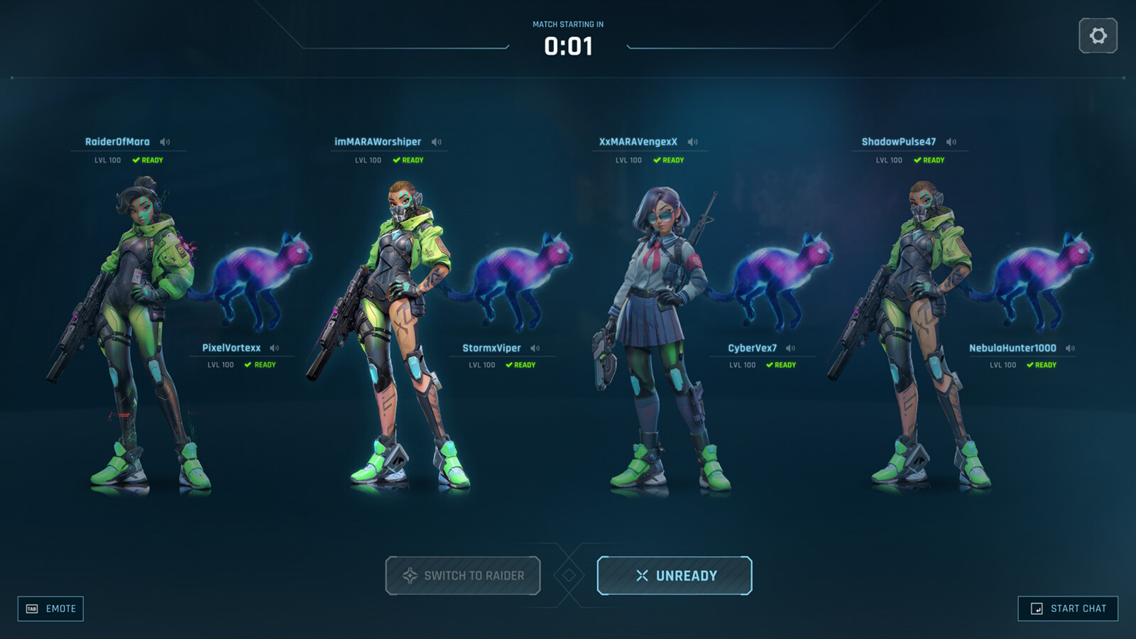 Lobby UI