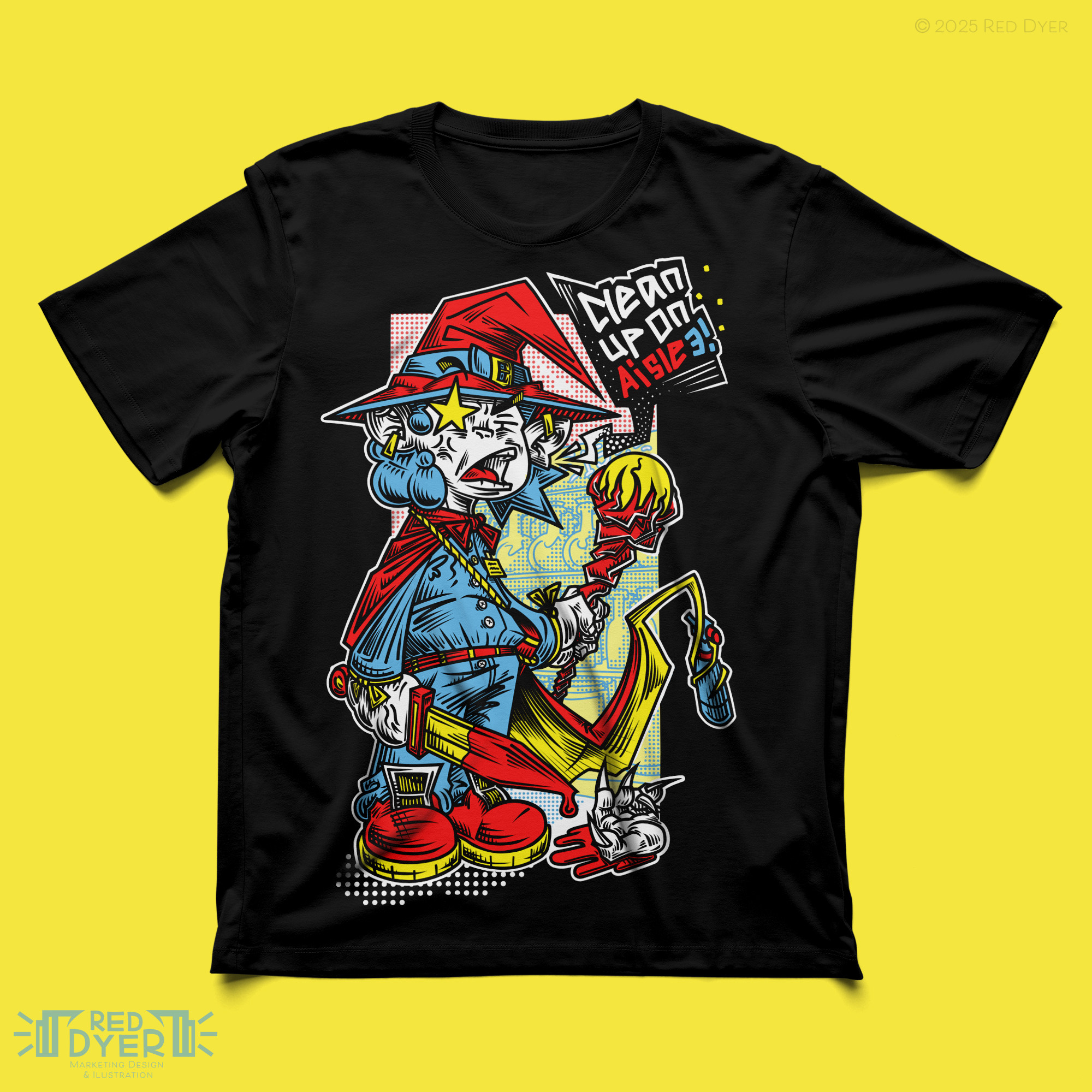 Moch up of T-shirt