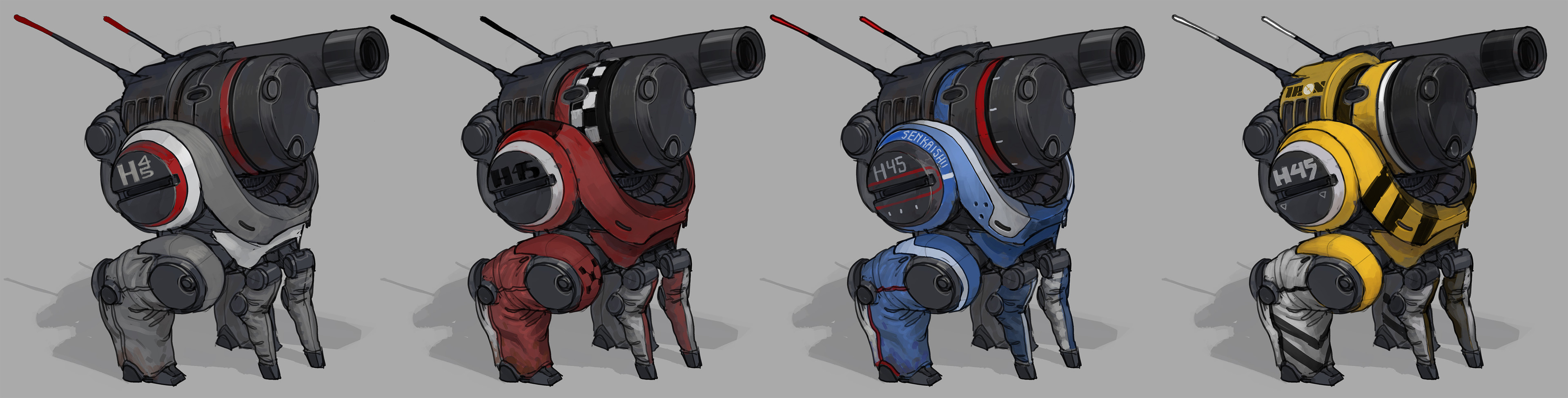 Exploration for faction color schemes.