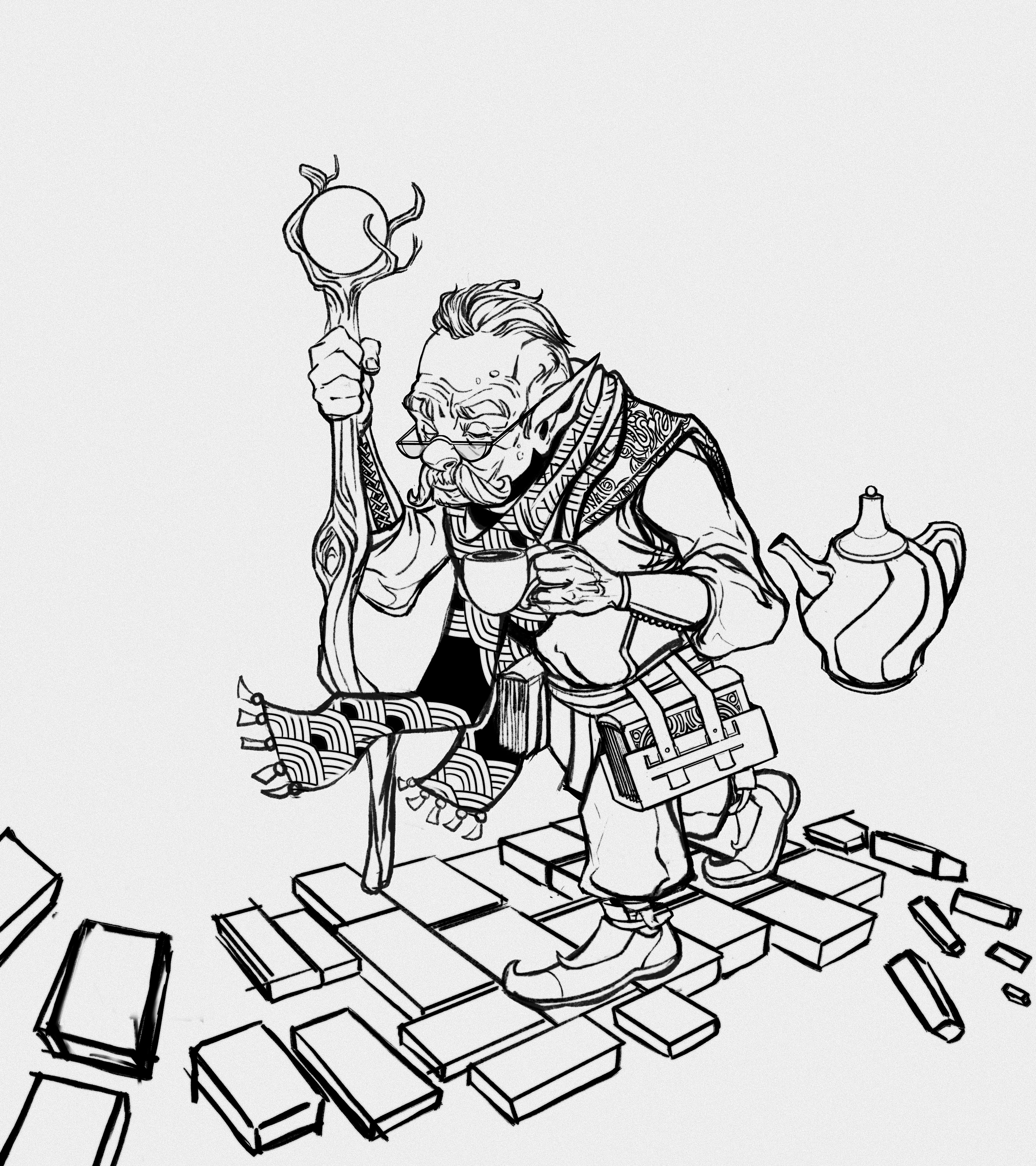 Palabar Leffy Line Art