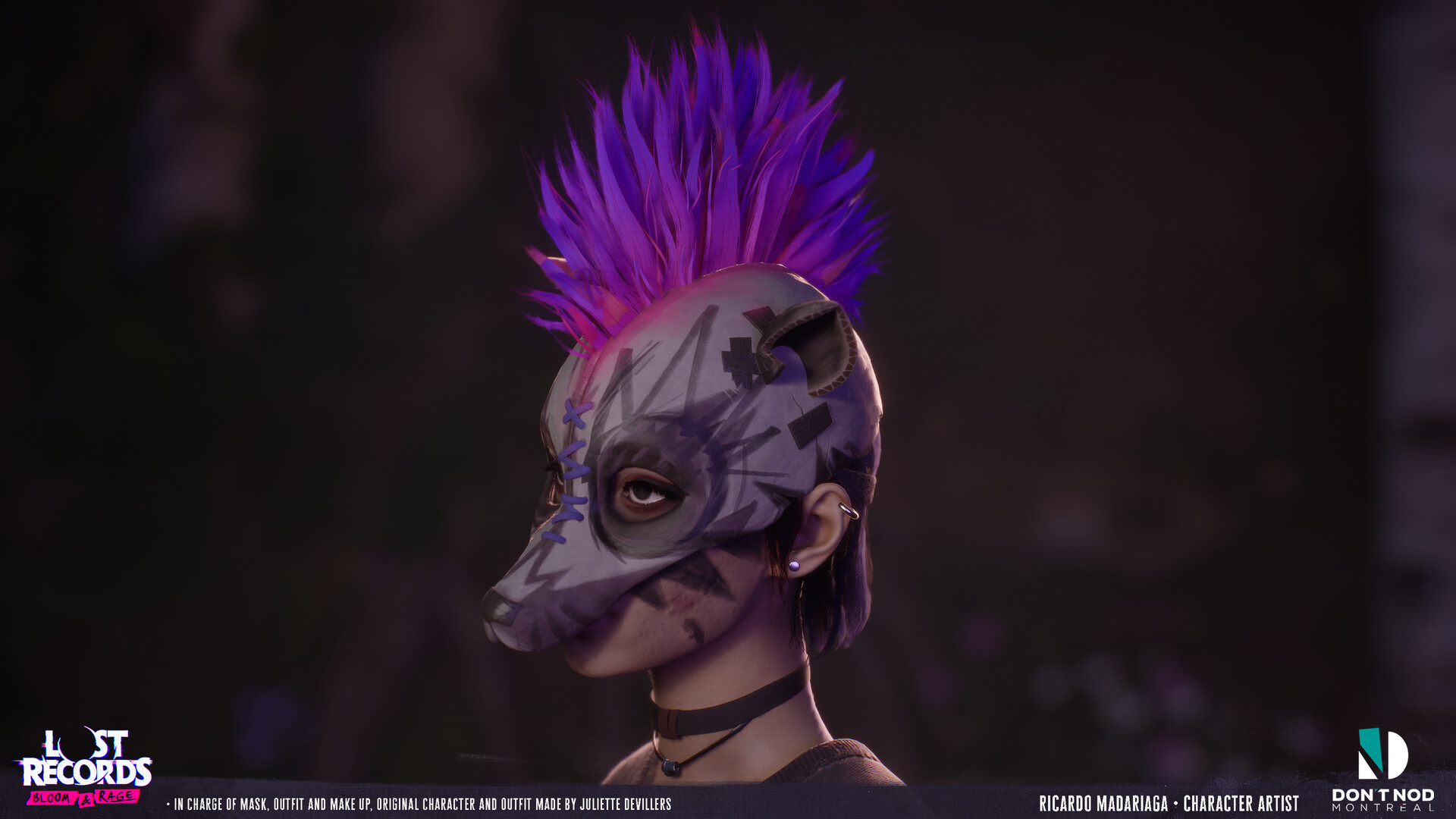 ArtStation - Nora's Mask Outfit - Lost Records: Bloom & Rage