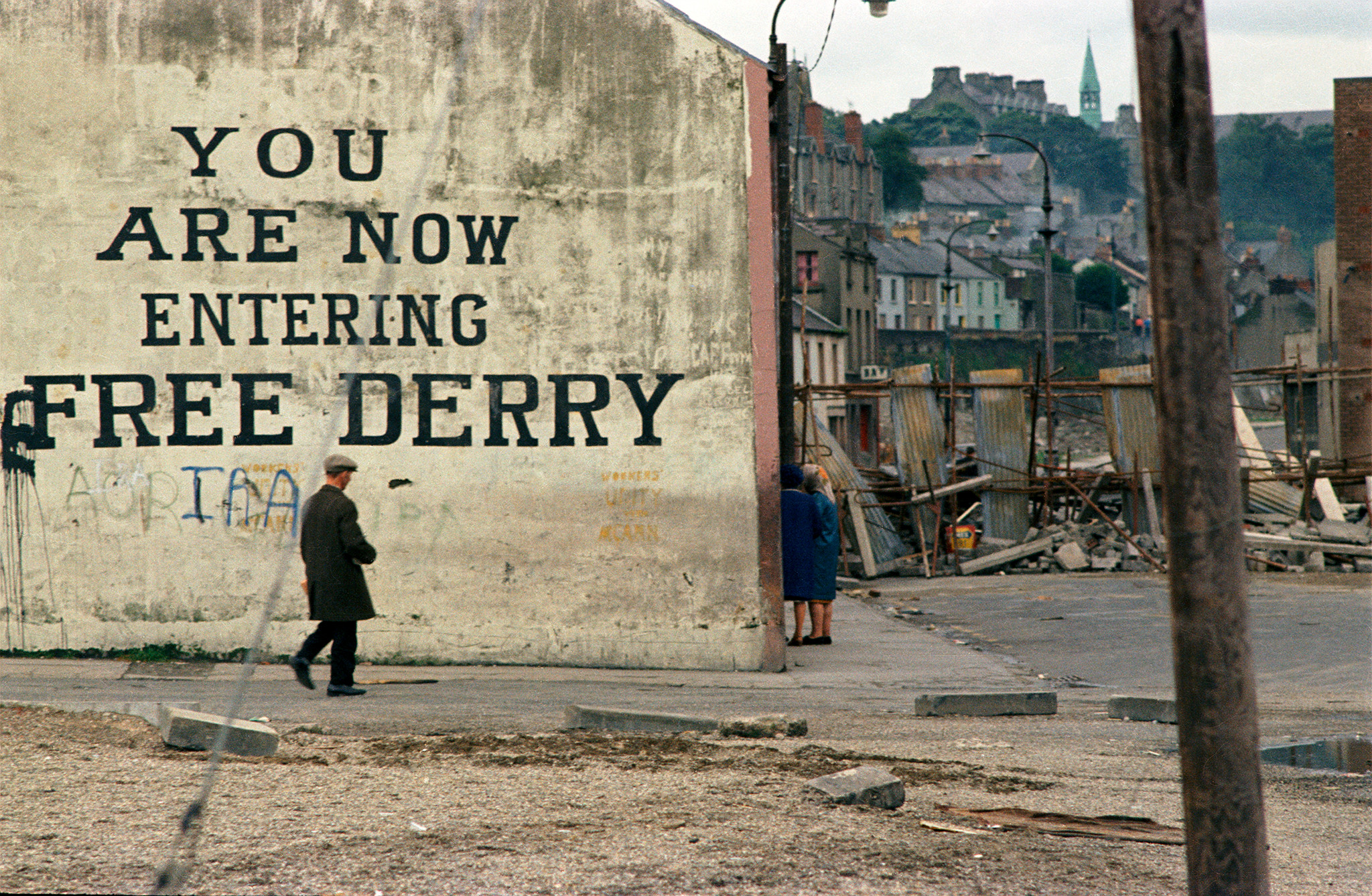 Bogside. Derry. Northern Ireland 1971