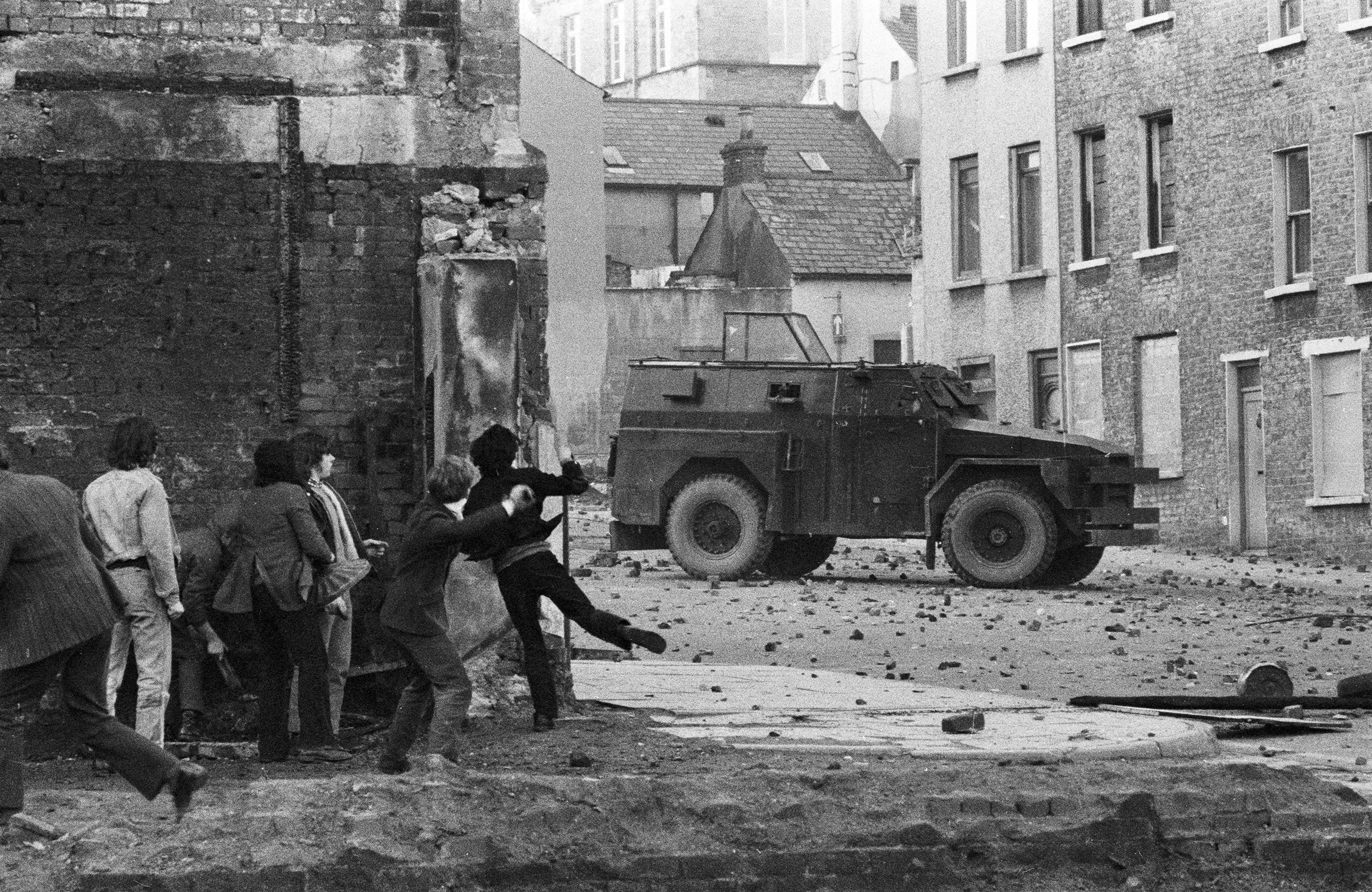 William Street. Derry. Northern Ireland 1971