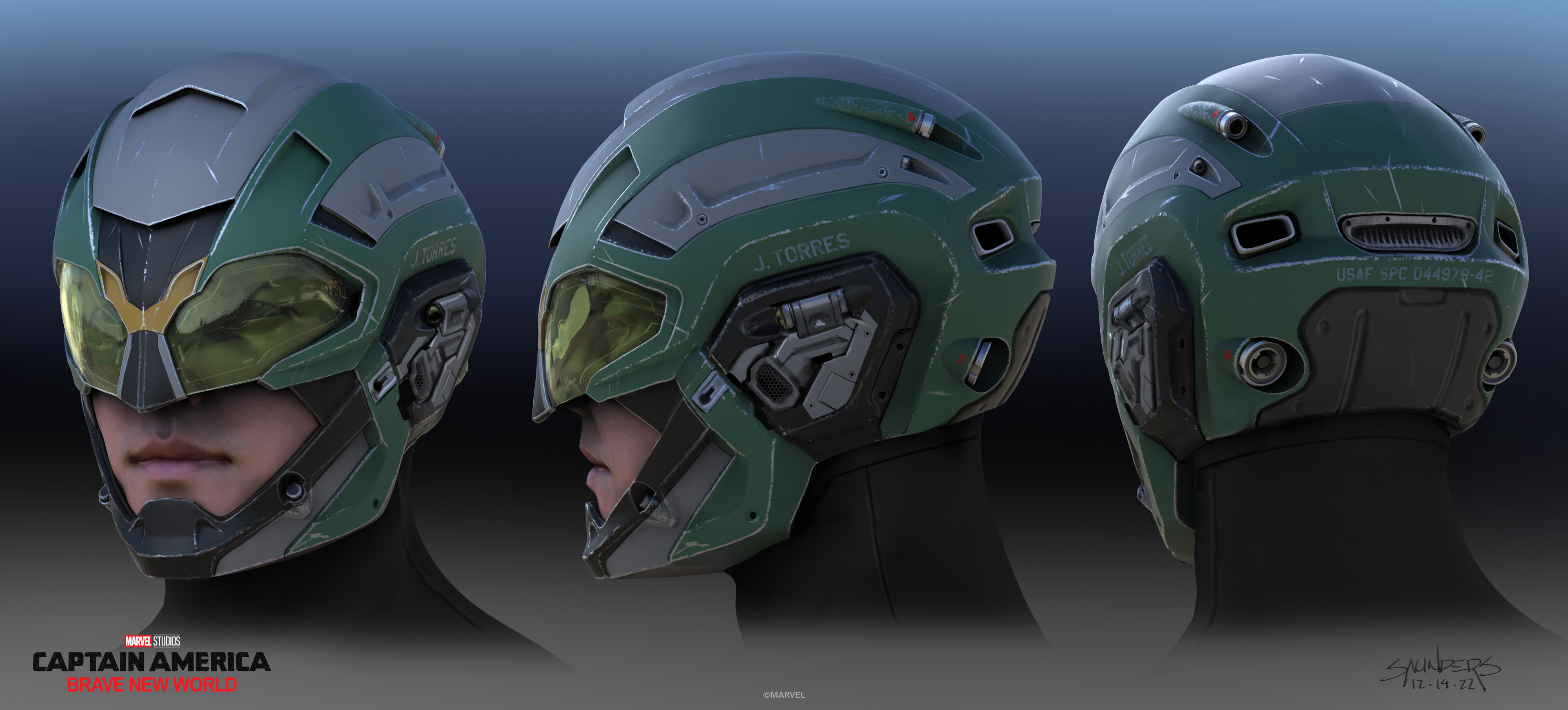 Final zBrush sculpt of the helmet. 