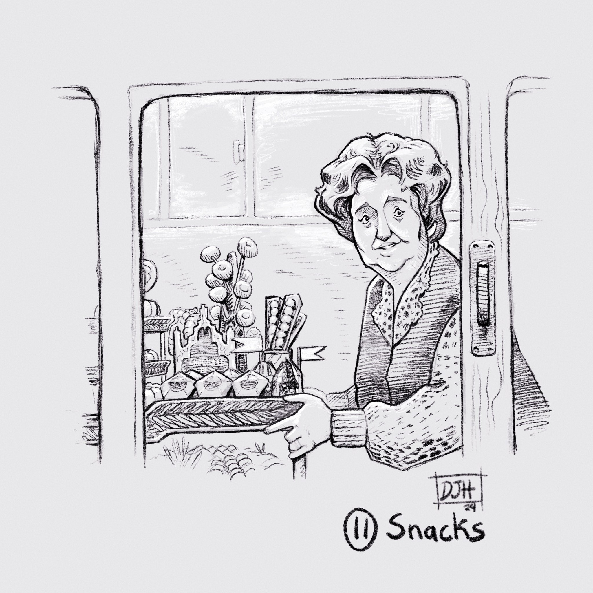 (11) - Snacks
INKTOBER 2024