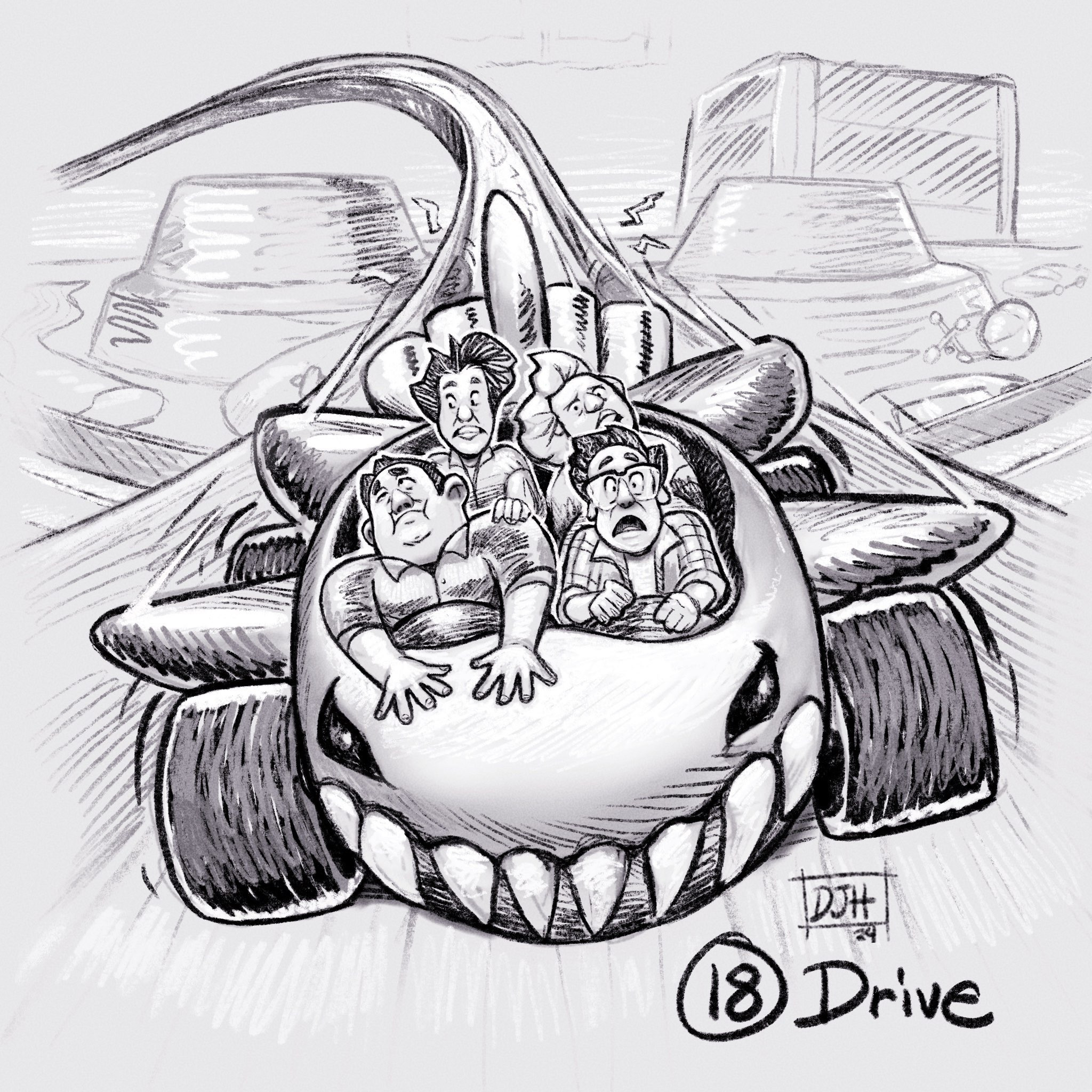 (18) - Drive
INKTOBER 2024